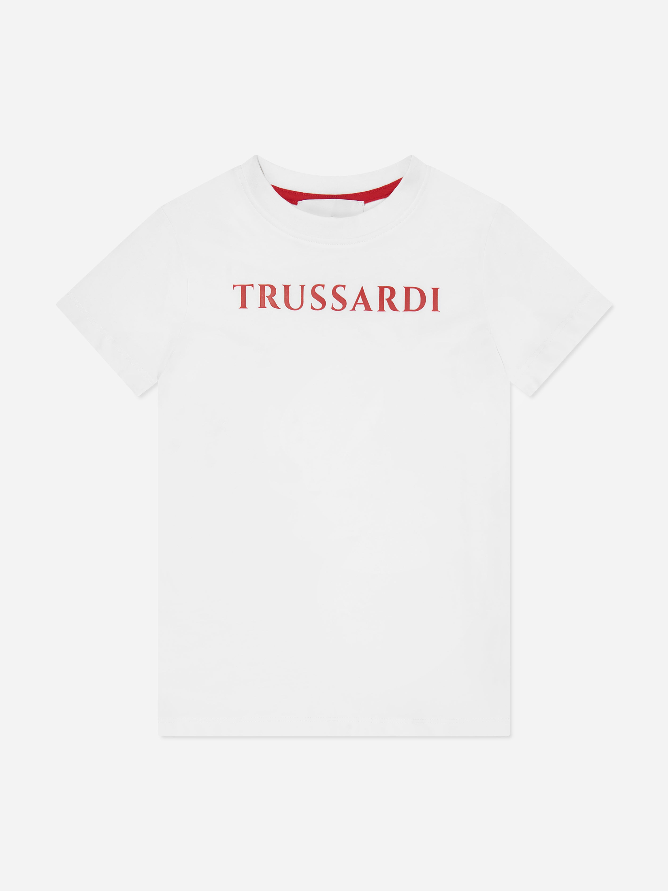 Trussardi Kids Ankis Logo T-Shirt in White