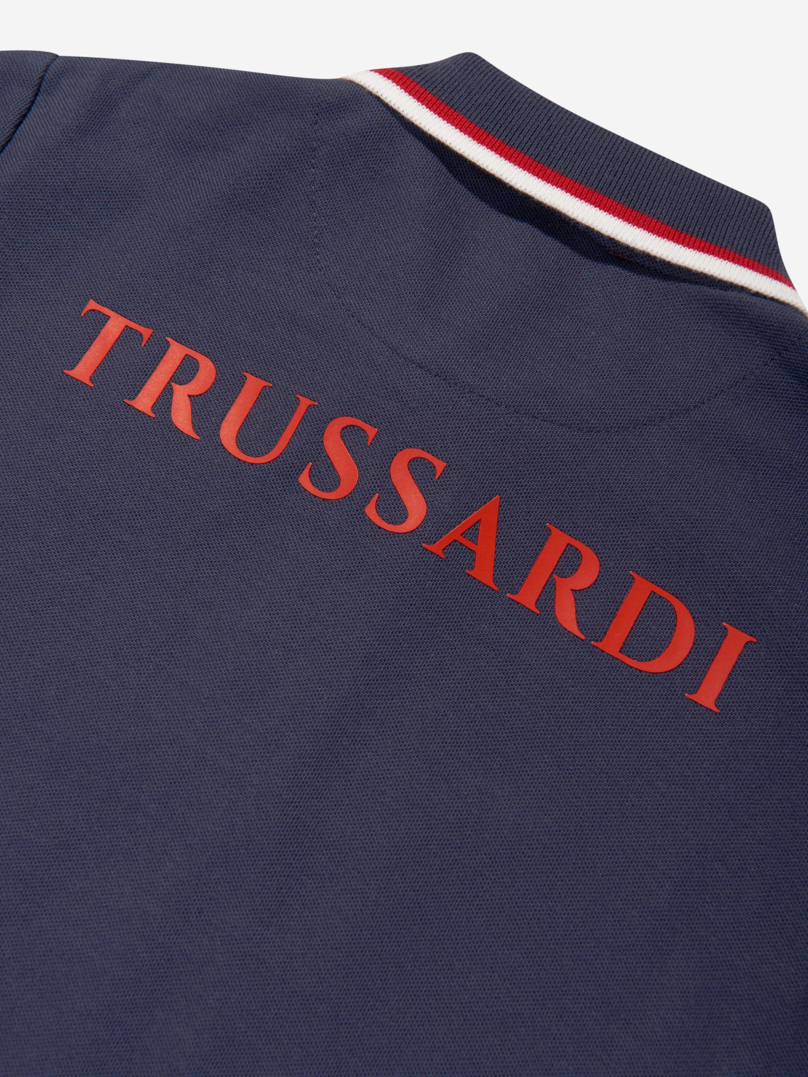 Trussardi Boys Yukon Polo Shirt in Navy