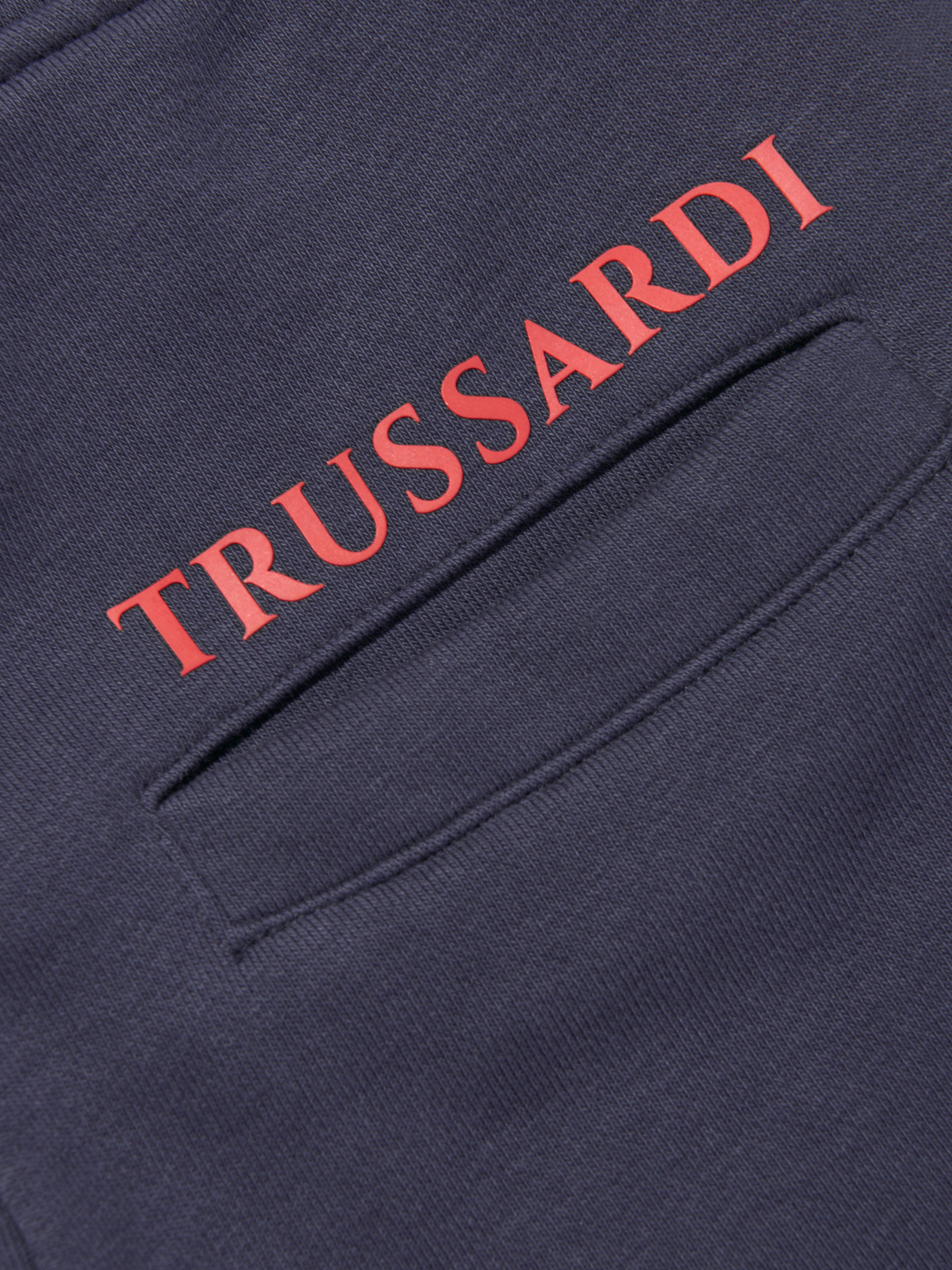 Trussardi Kids Logo Joggers in Navy