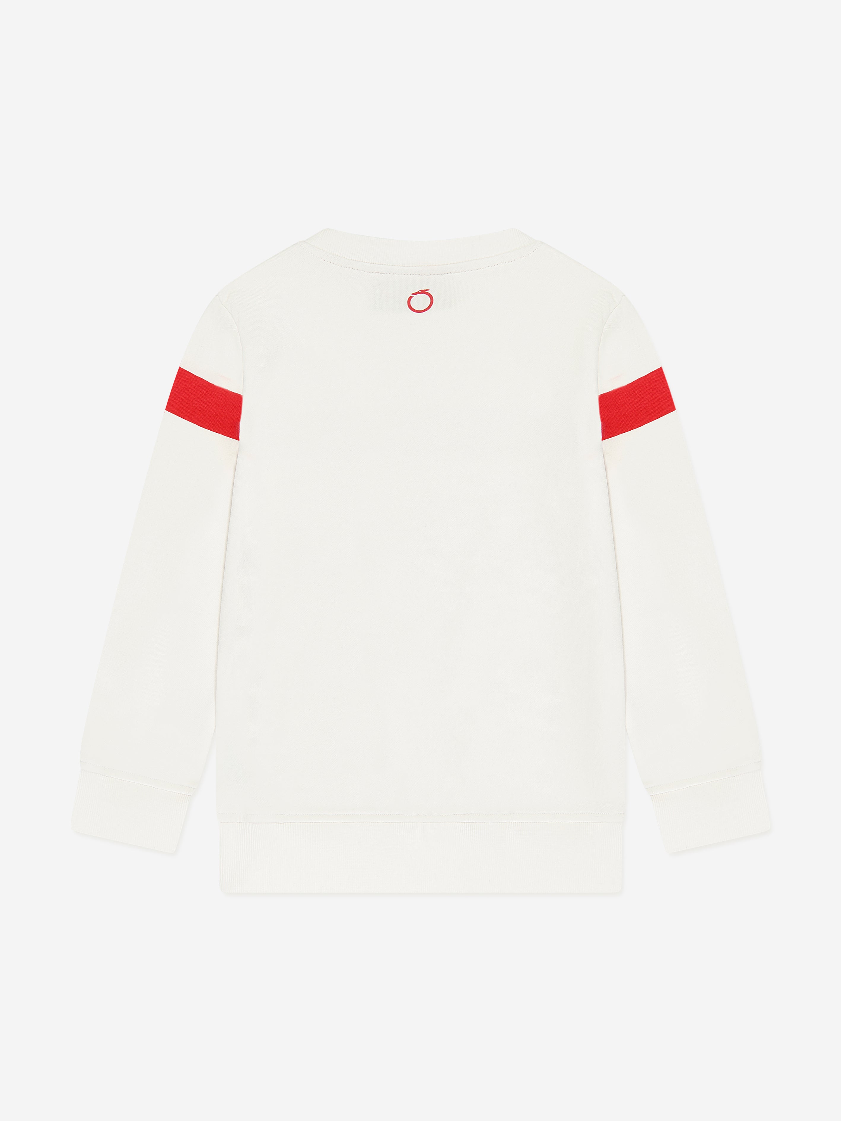 Trussardi Kids Samiel Logo Sweatshirt in White