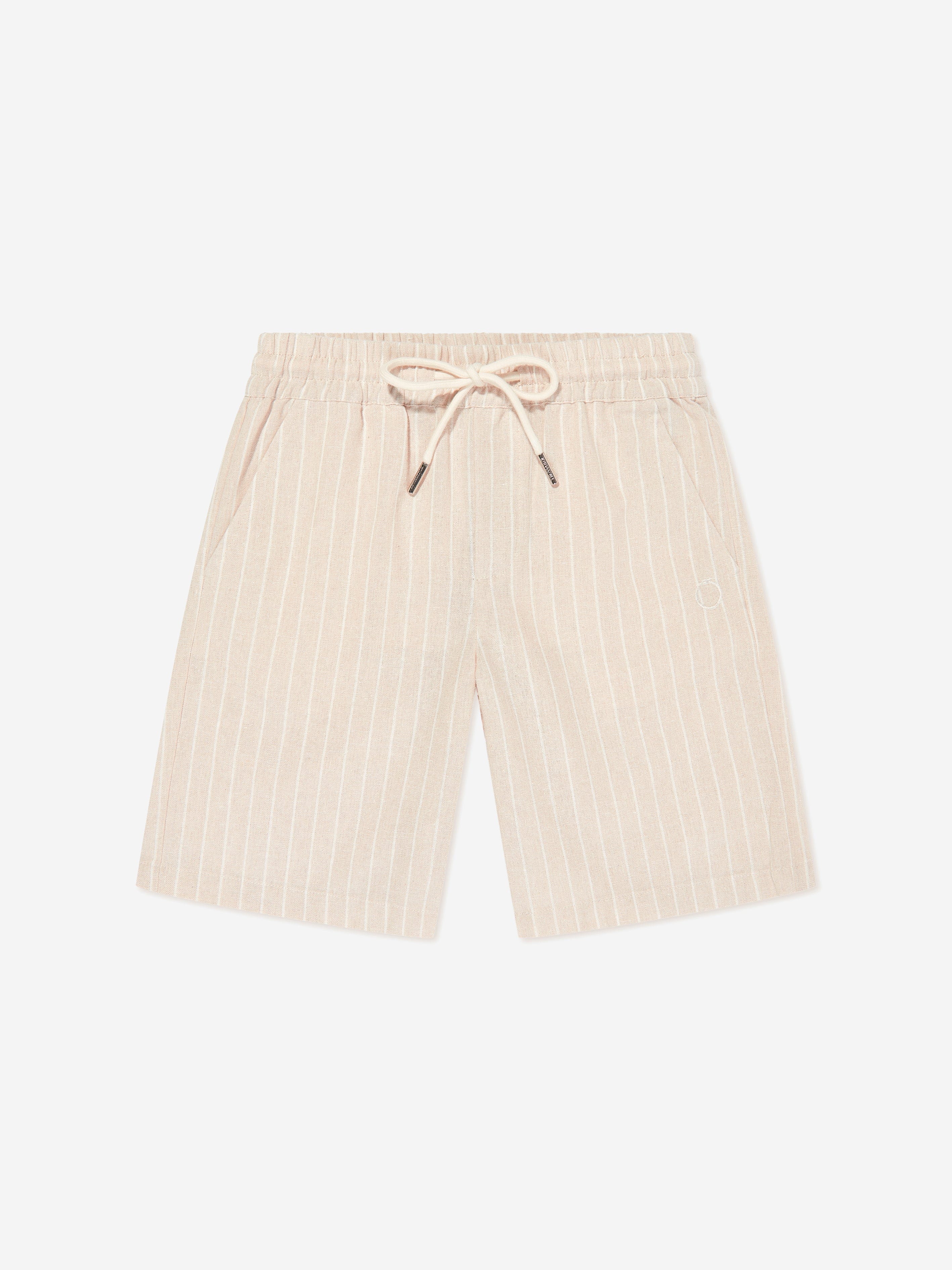 Trussardi Boys Vaplit Bermuda Shorts in Beige