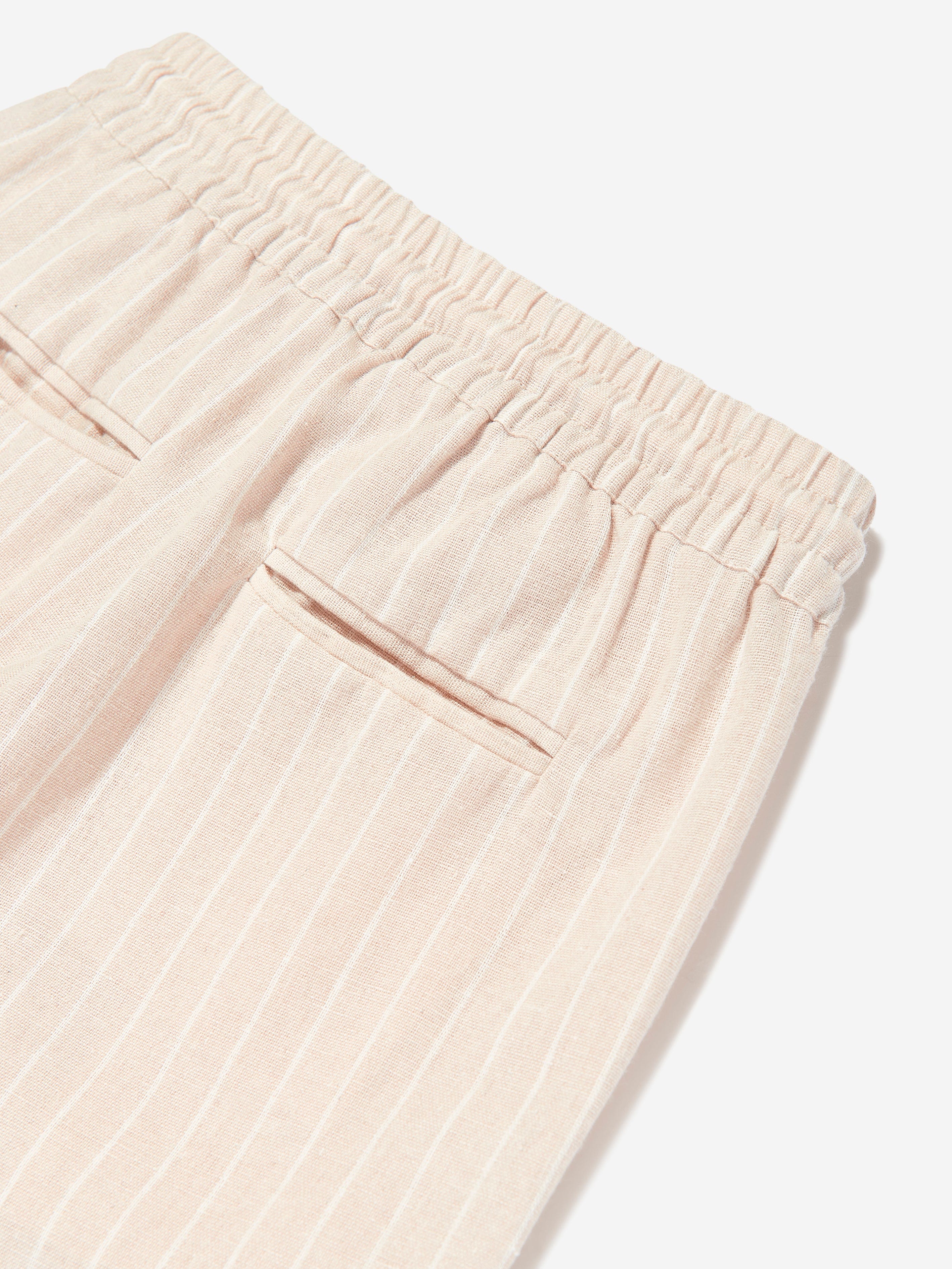 Trussardi Boys Vaplit Bermuda Shorts in Beige