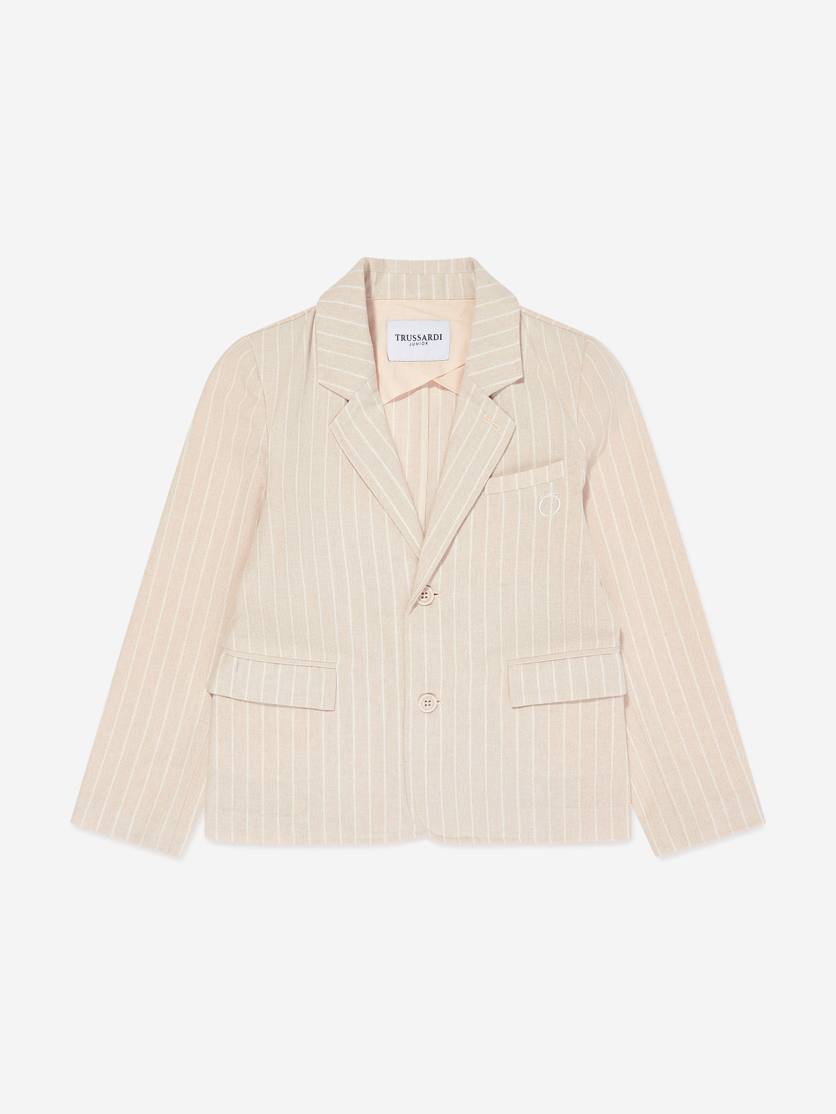 Trussardi Boys Sokel Blazer in Beige