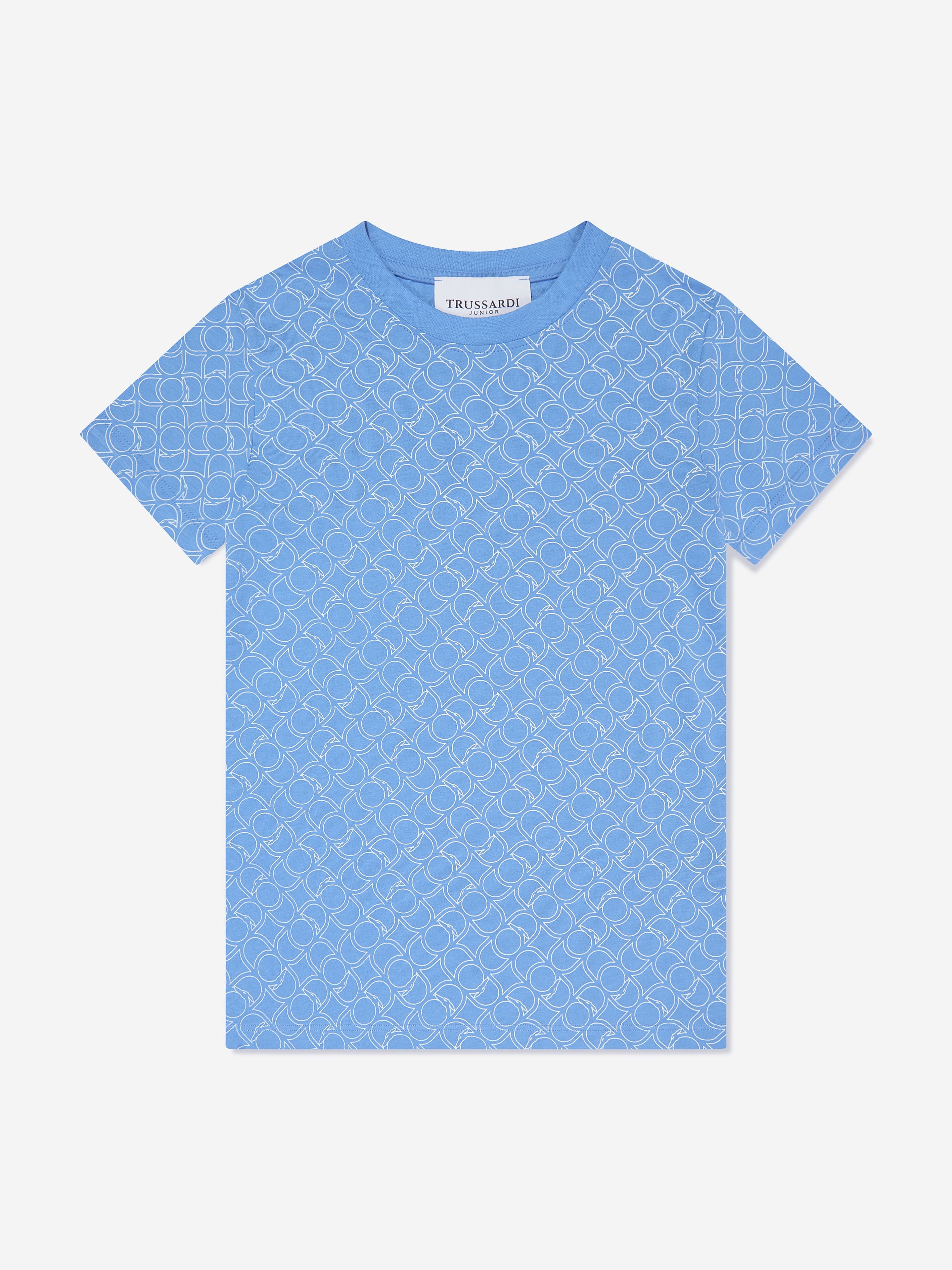 Trussardi Boys Alexandre T-Shirt in Blue