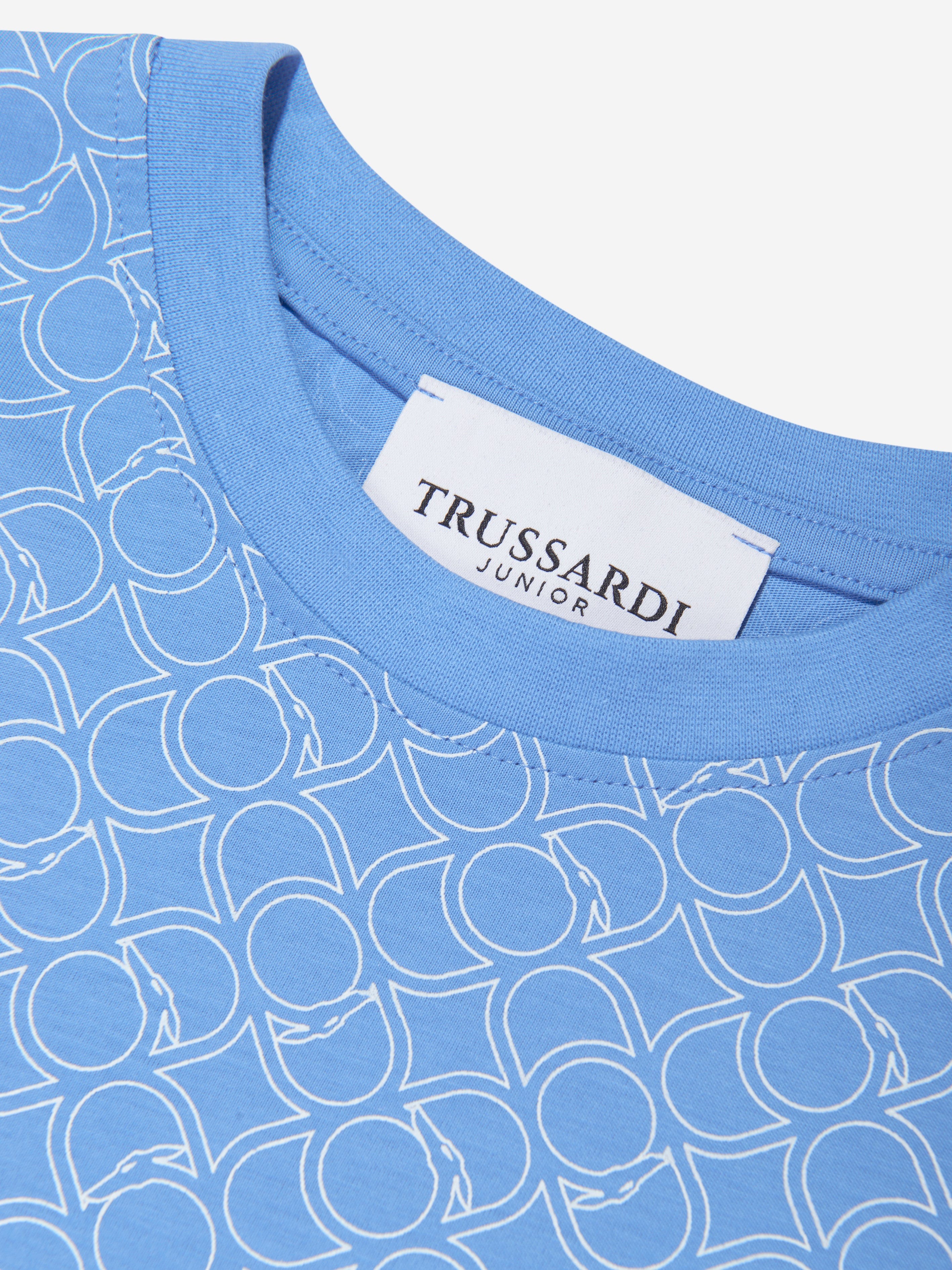 Trussardi Boys Alexandre T-Shirt in Blue