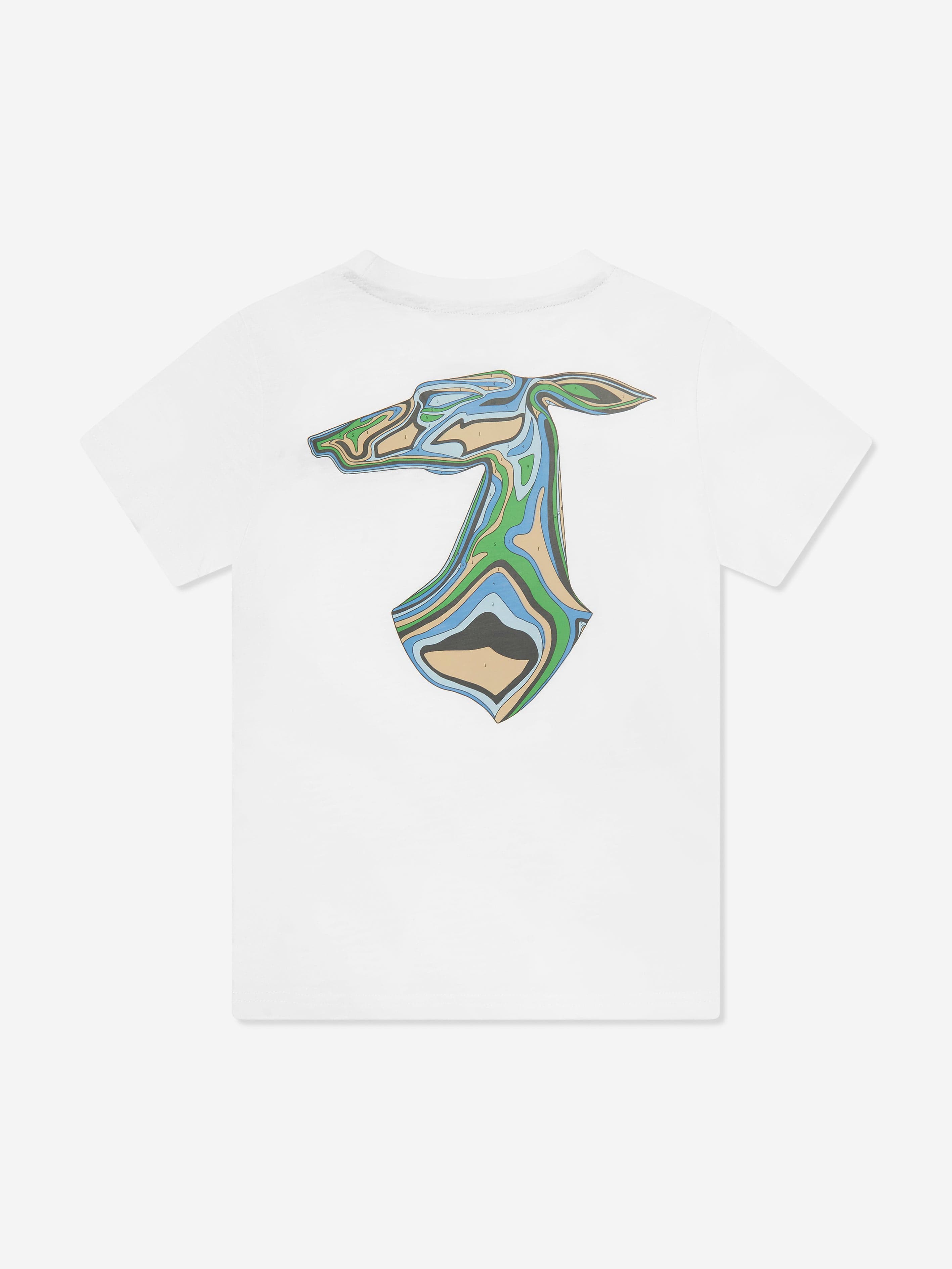 Trussardi Boys Raemn Logo T-Shirt in White