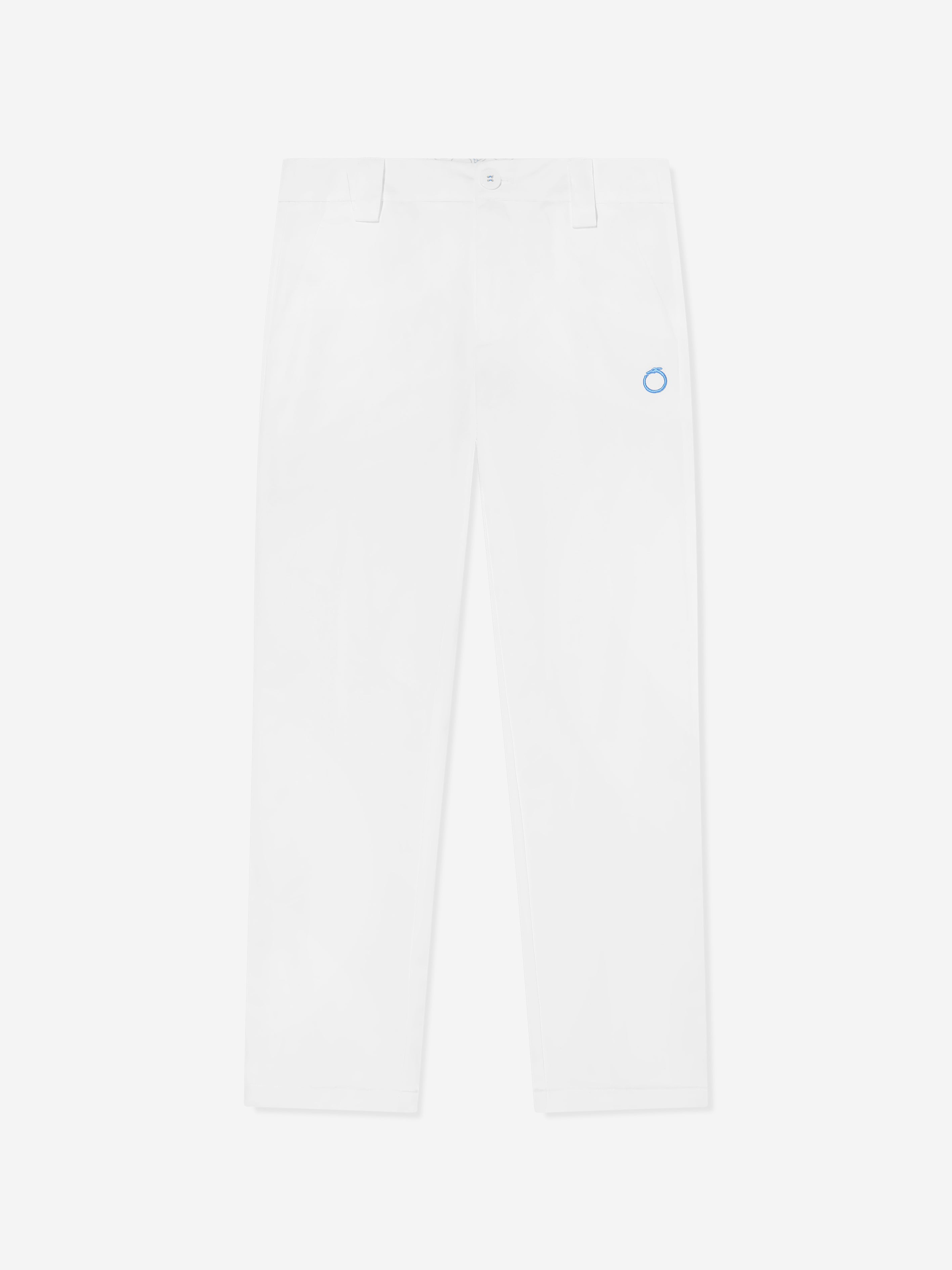 Trussardi Boys Tofinuo Logo Trousers in White