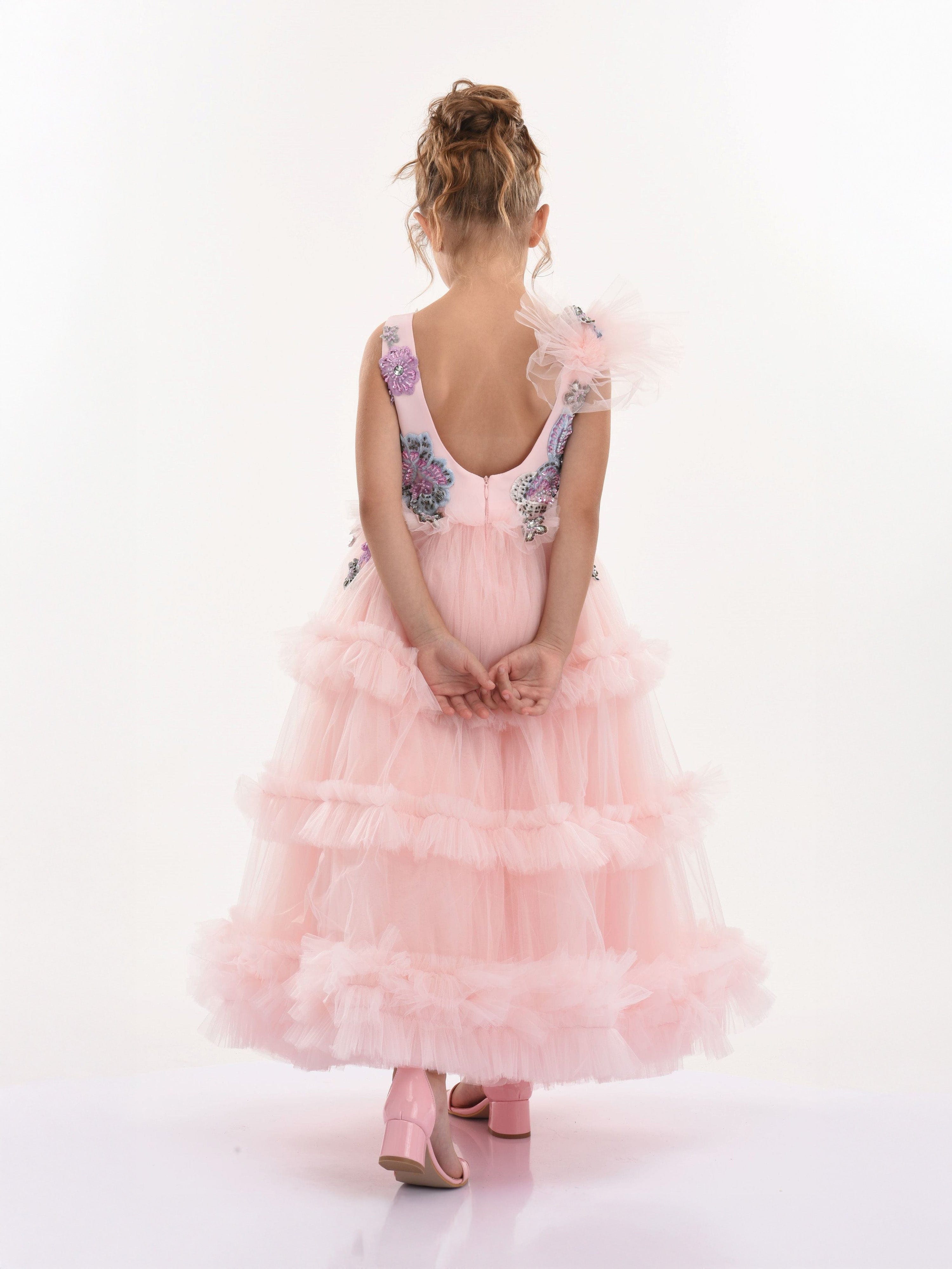 Pink Lilac Floral Dress