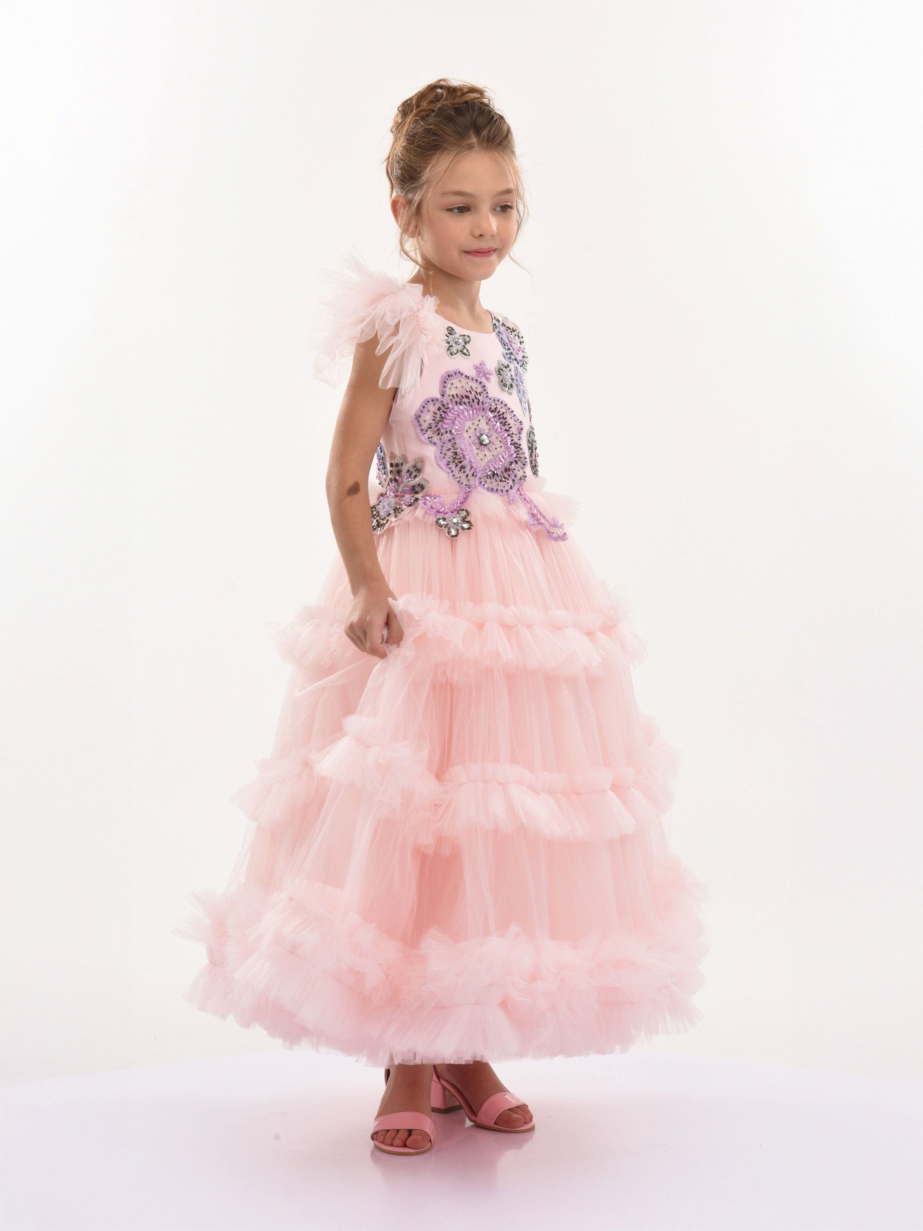 Pink Lilac Floral Dress