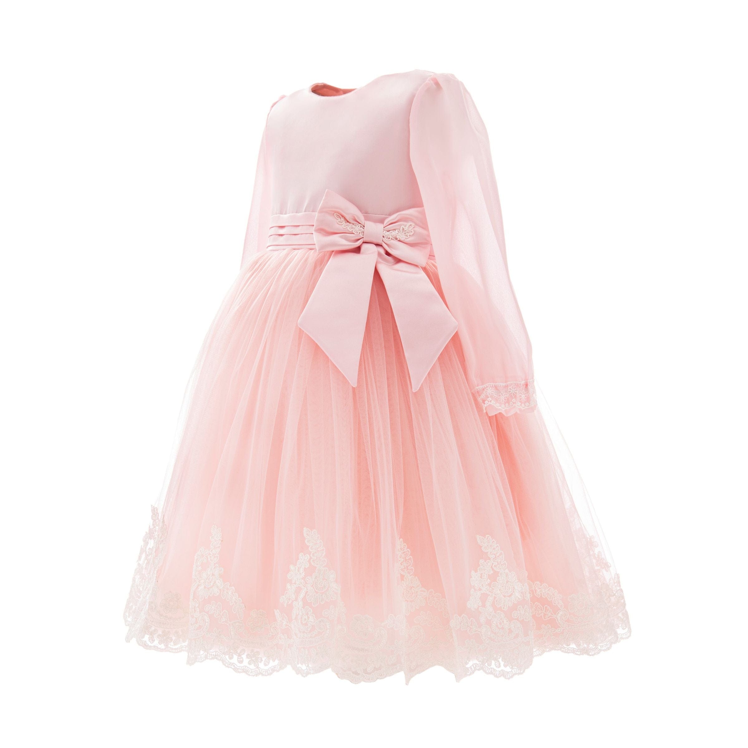 Pink Encina Victorian Bow Dress