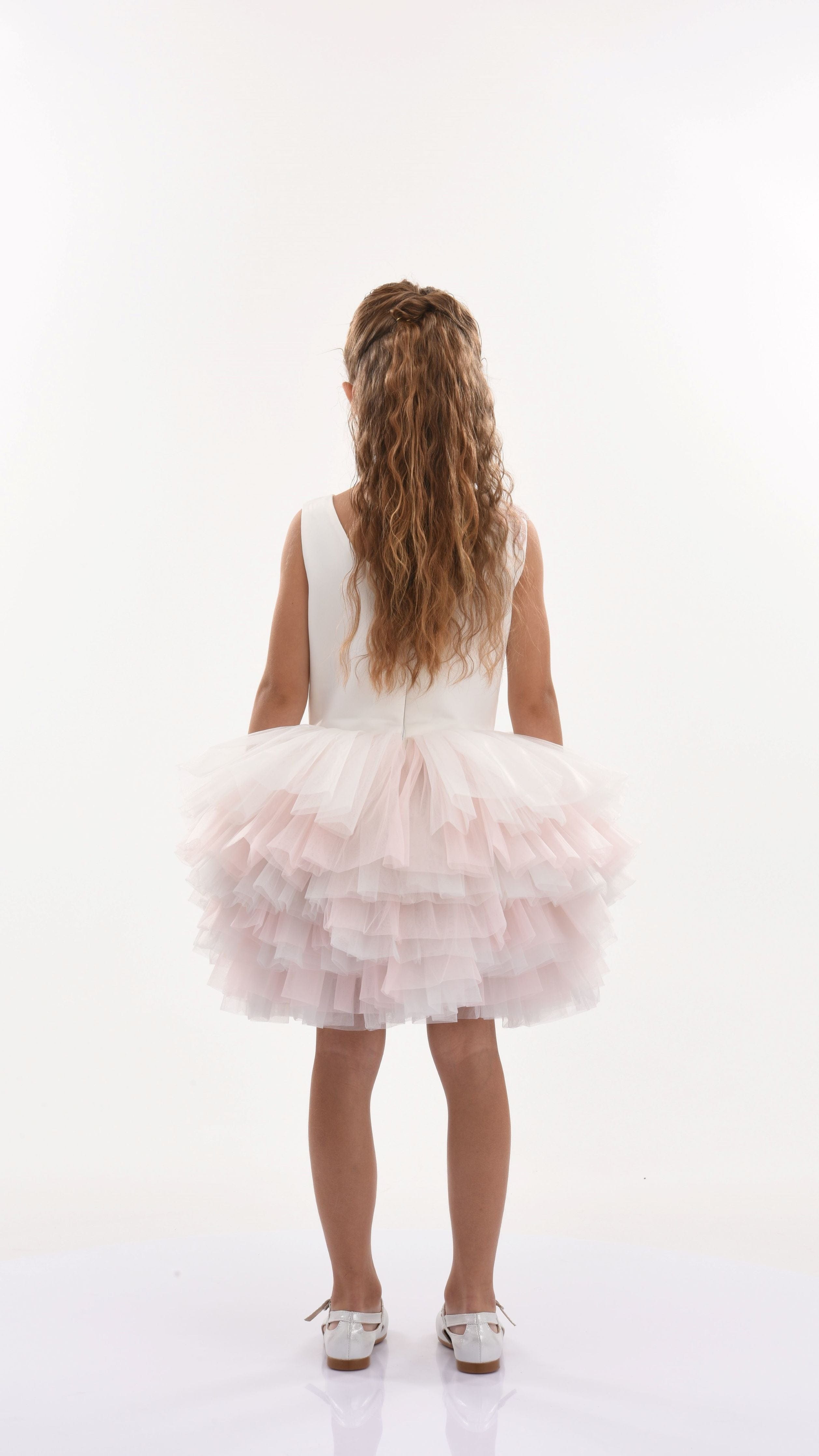 Pink Littlebrook Floral Tulle Dress