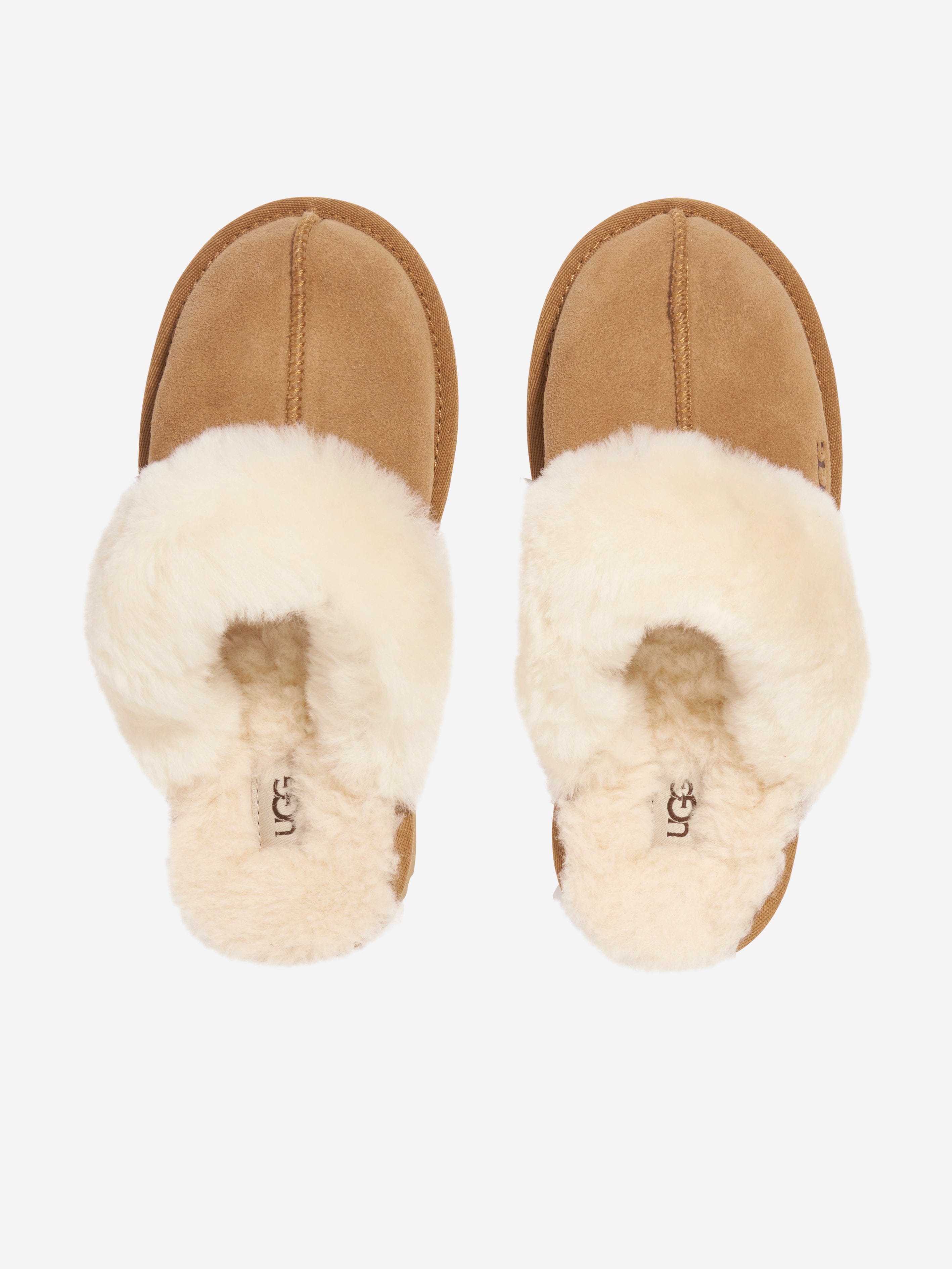 UGG Girls Cozy II Slippers in Brown