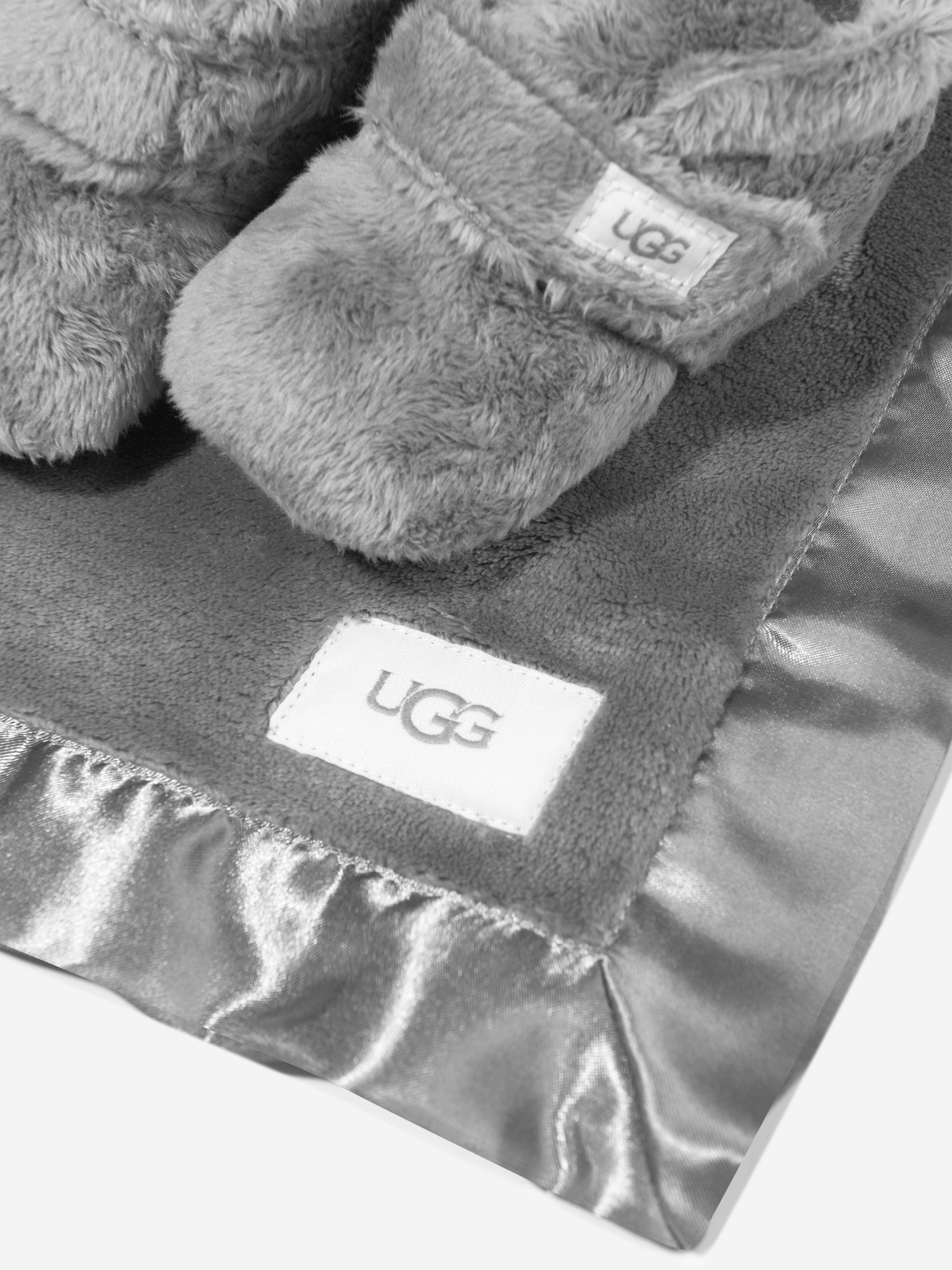 UGG Baby Bixbee Booties And Blanket Gift Set