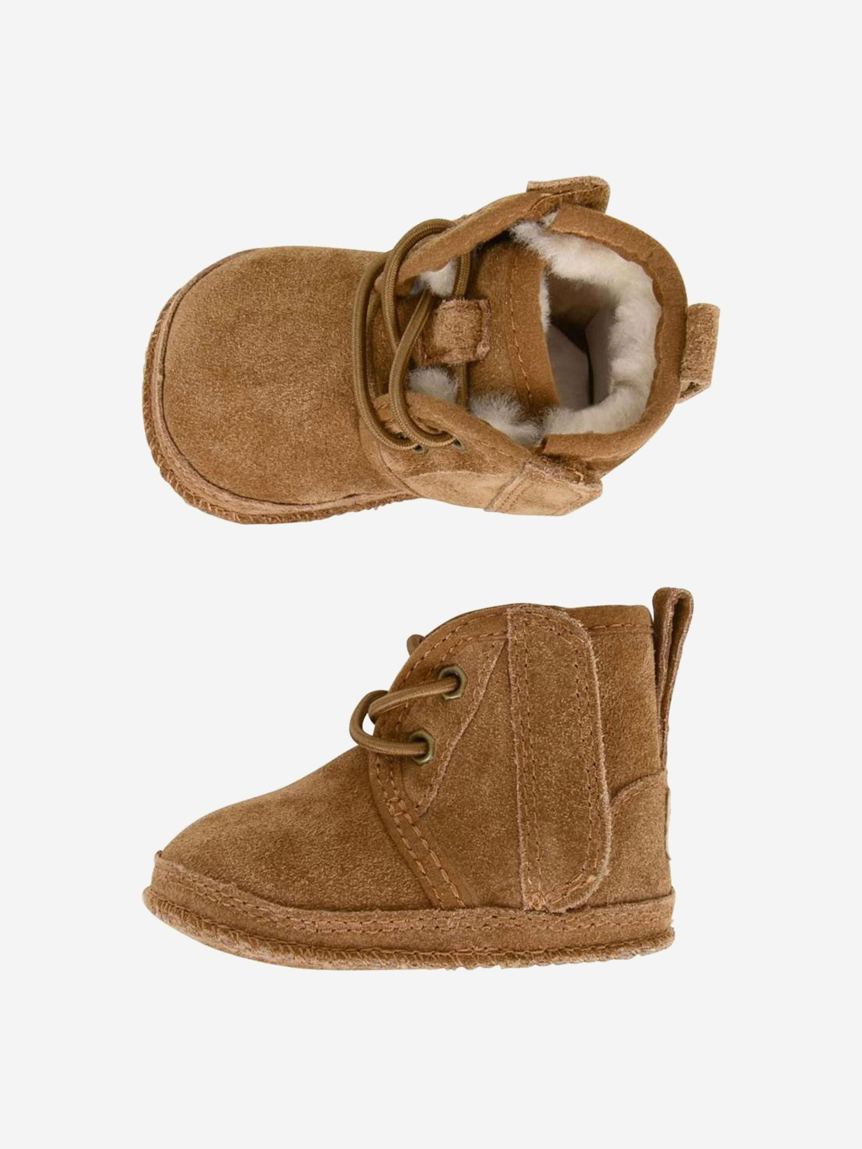 UGG Baby Neumel Booties And Beanie Gift Set