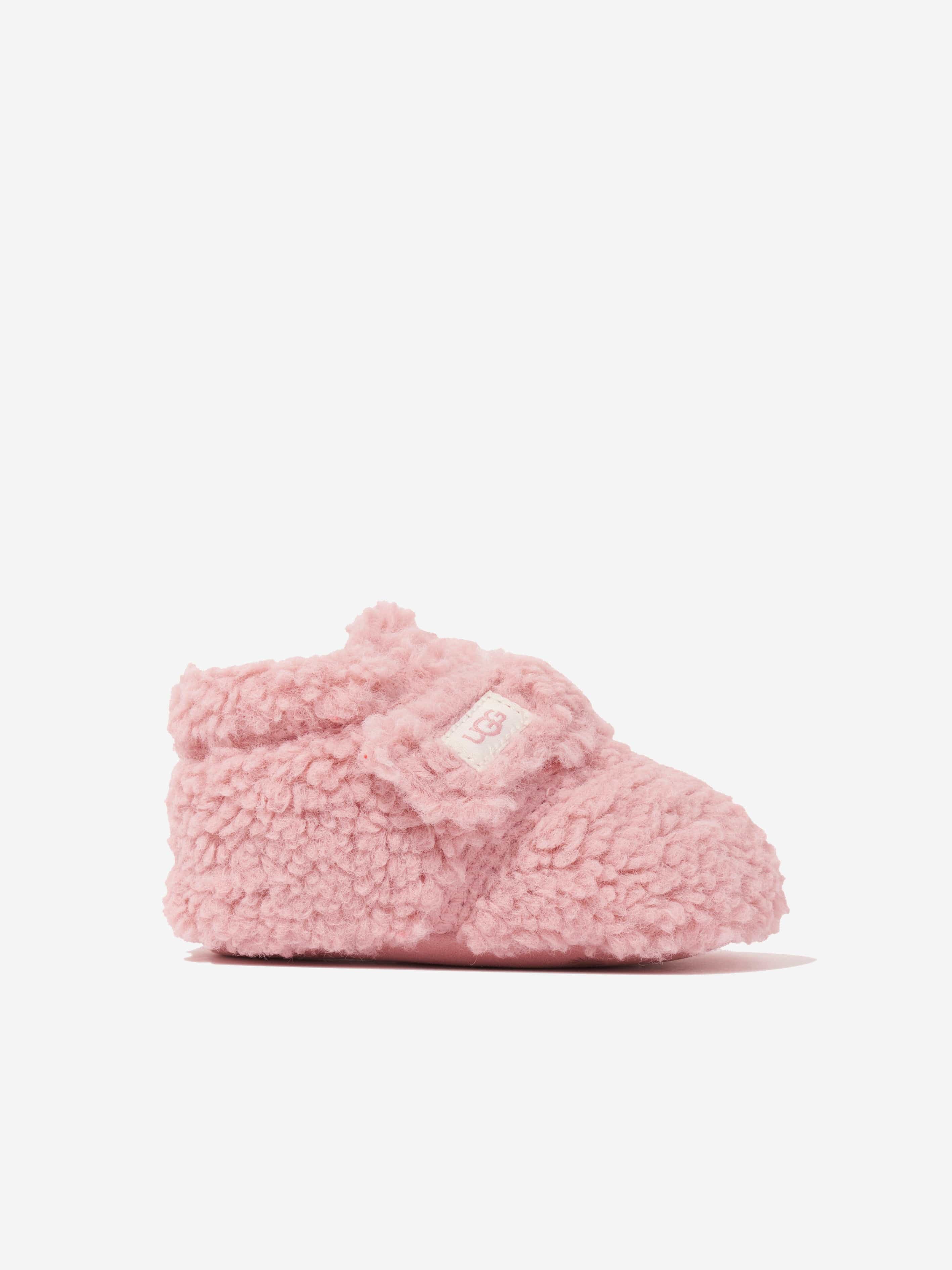 UGG Baby Girls Faux Fur Bixbee Booties