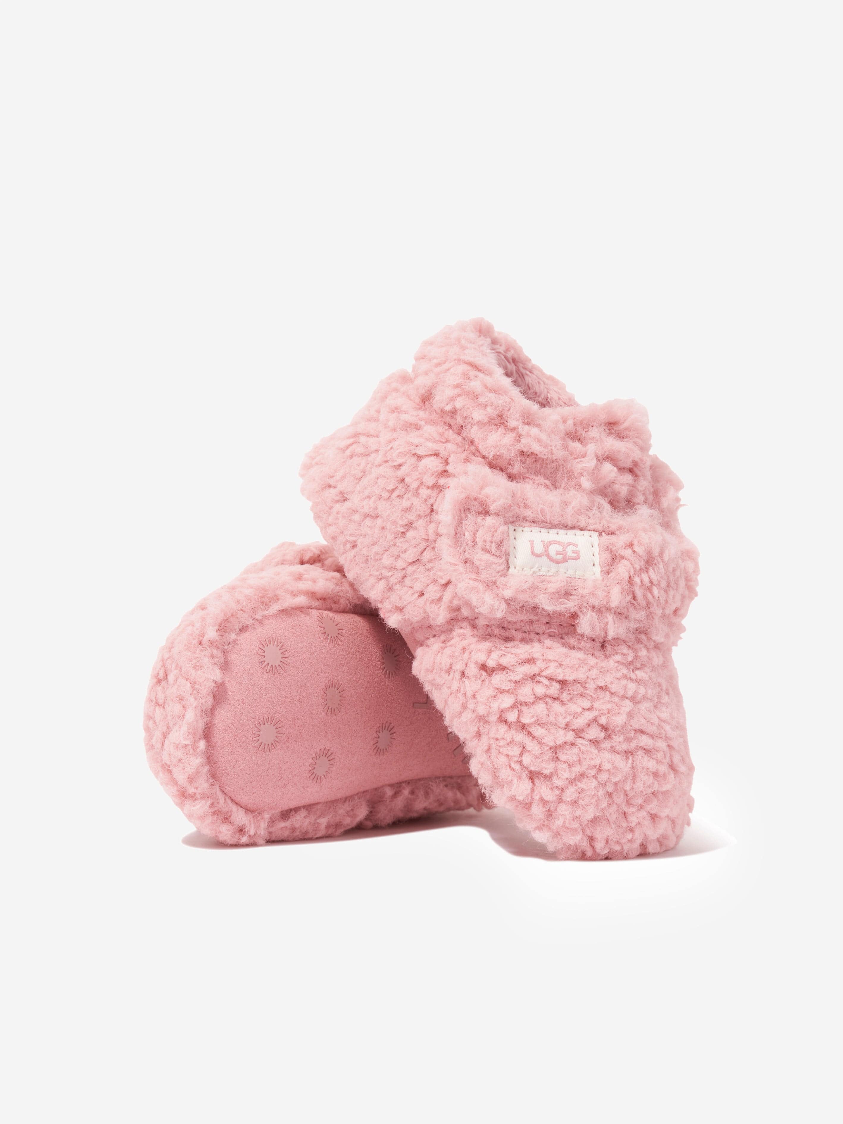 UGG Baby Girls Faux Fur Bixbee Booties