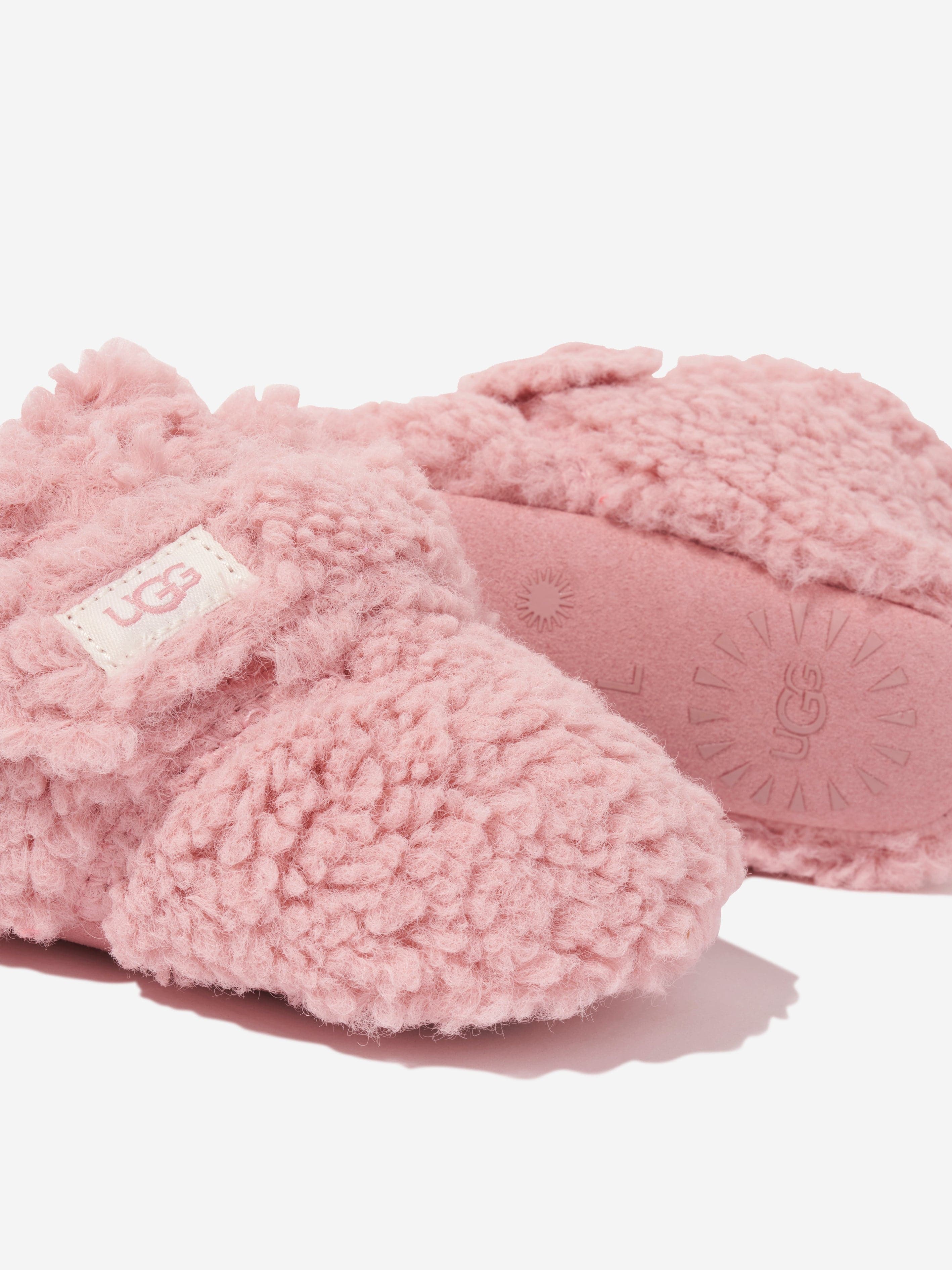 UGG Baby Girls Faux Fur Bixbee Booties