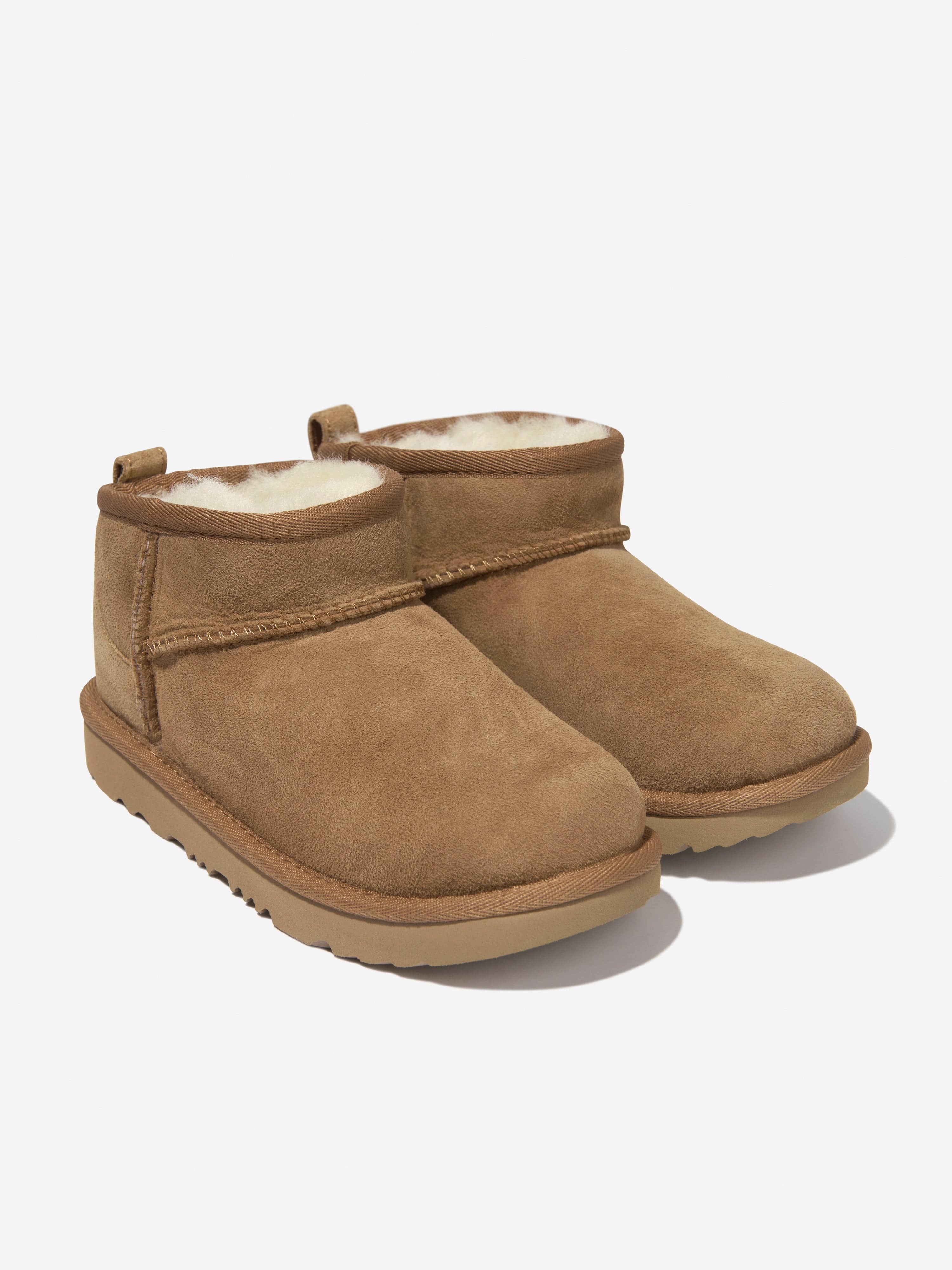 UGG Kids Classic Ultra Mini Boots in Brown