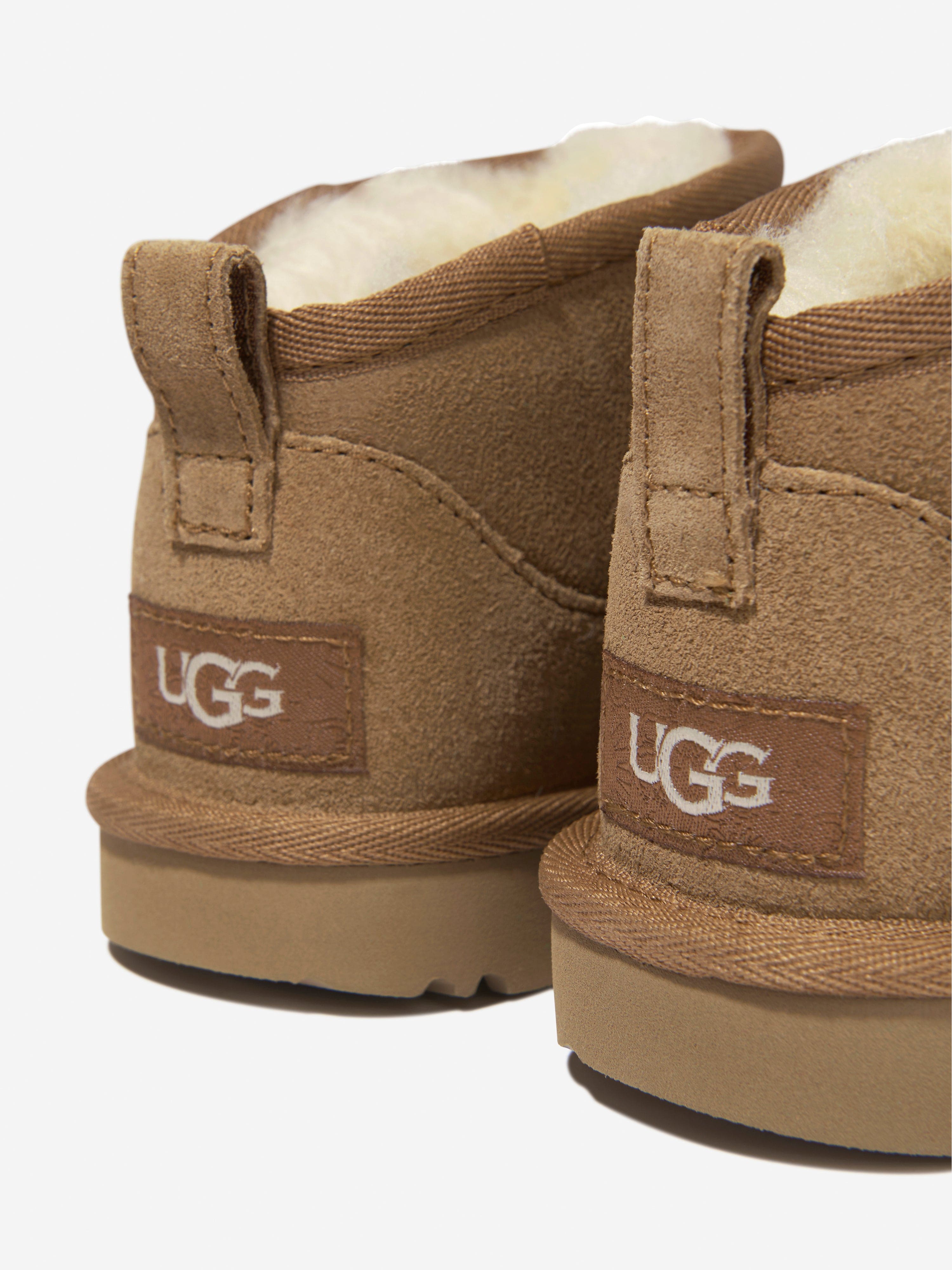 UGG Kids Classic Ultra Mini Boots in Brown