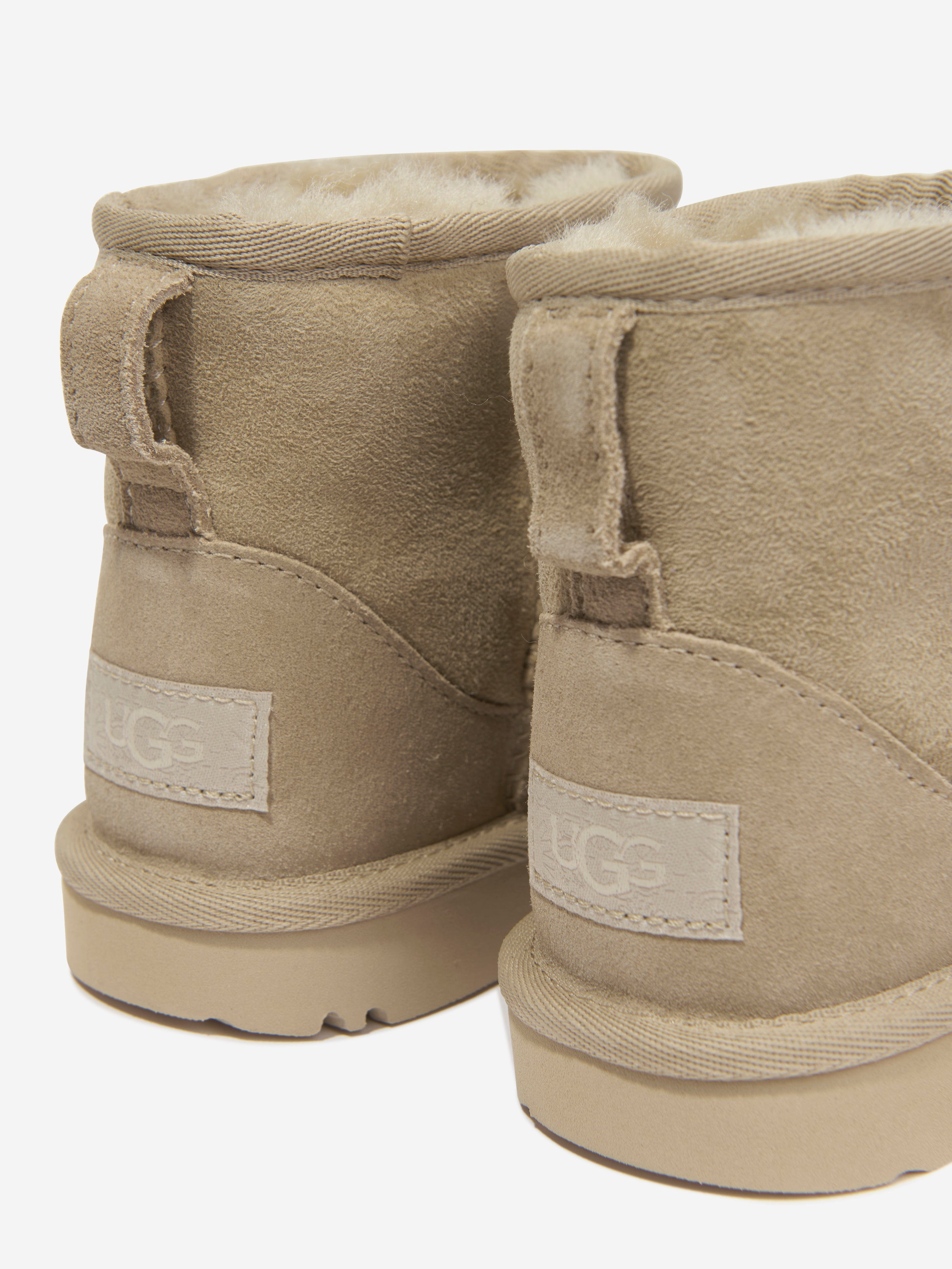 UGG Kids Classic Mini II Boots in Beige