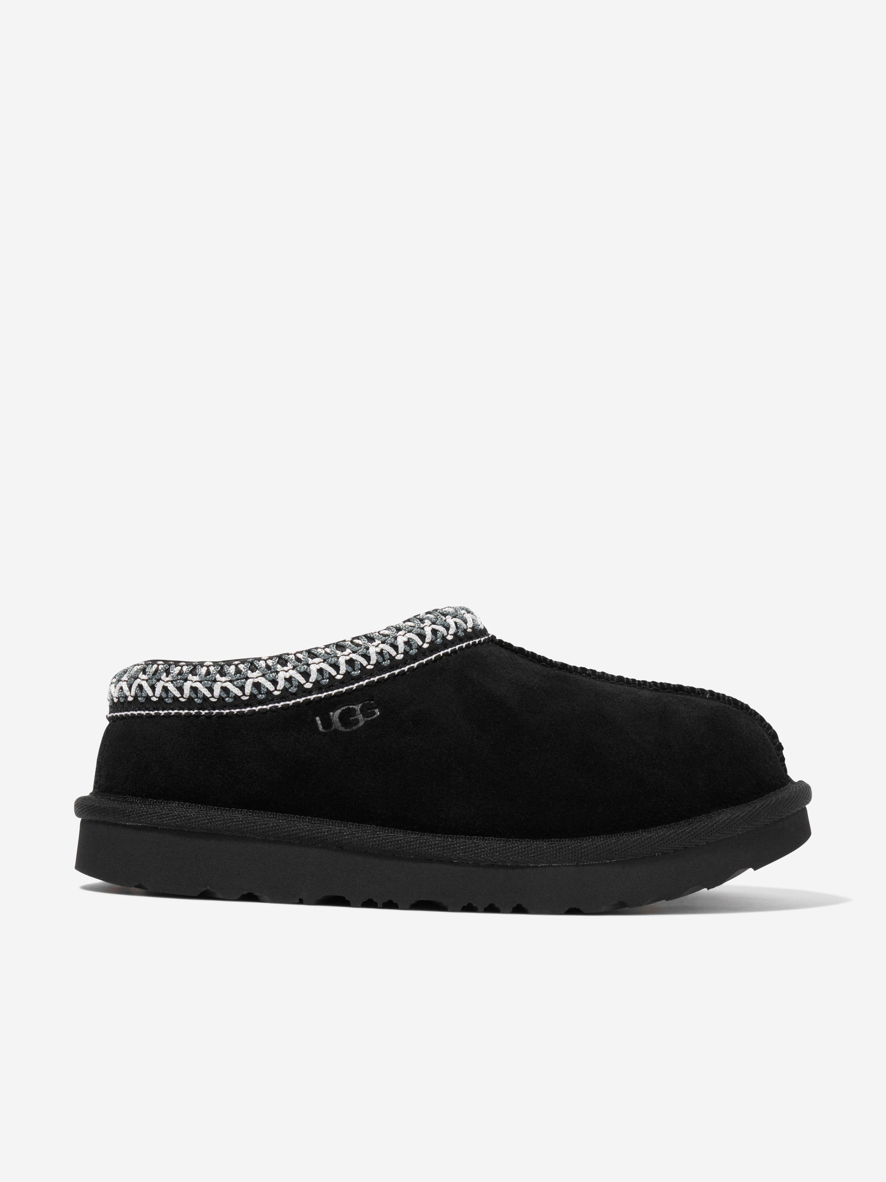 UGG Kids Tasman II Slippers in Black