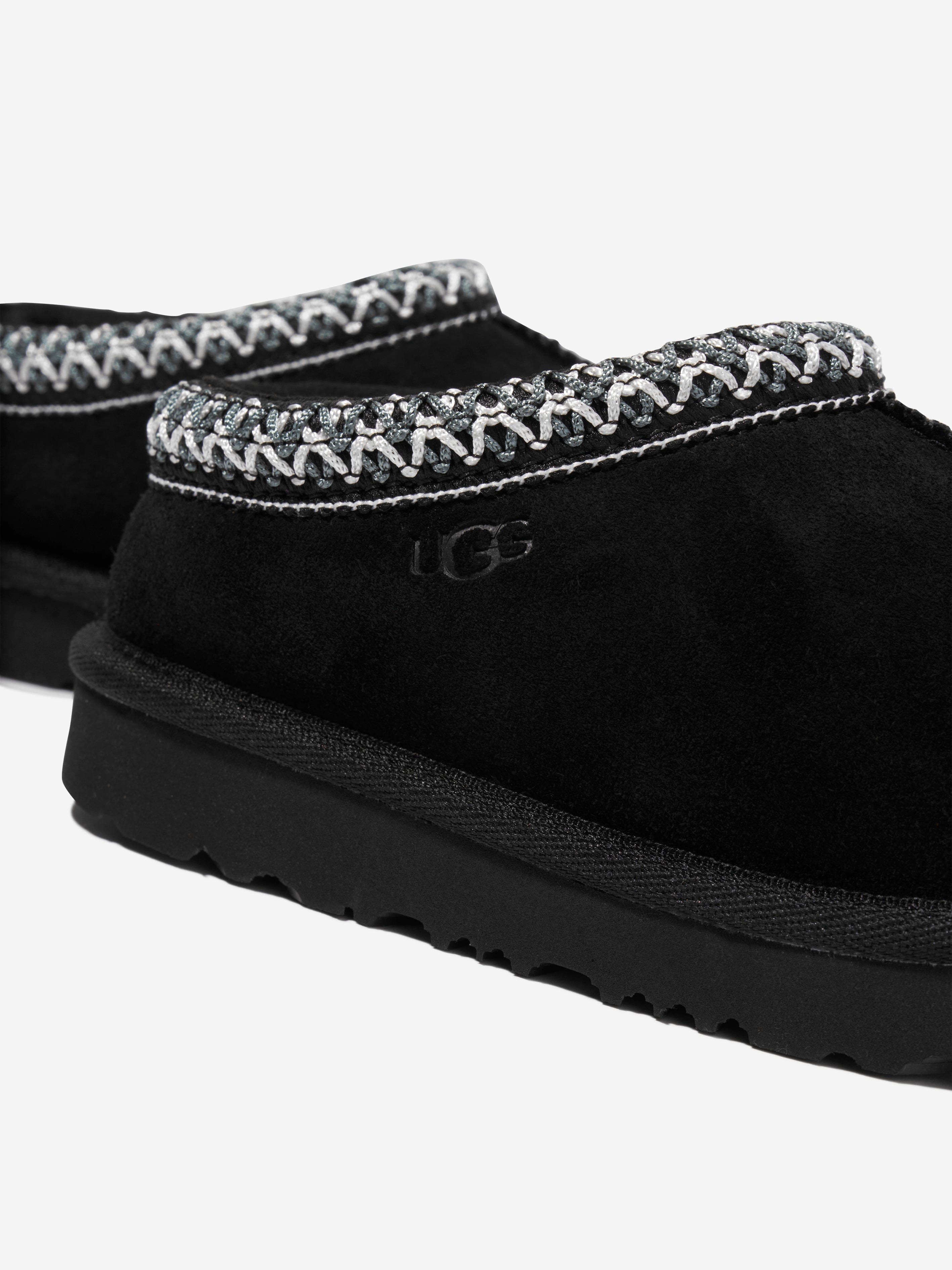 UGG Kids Tasman II Slippers in Black