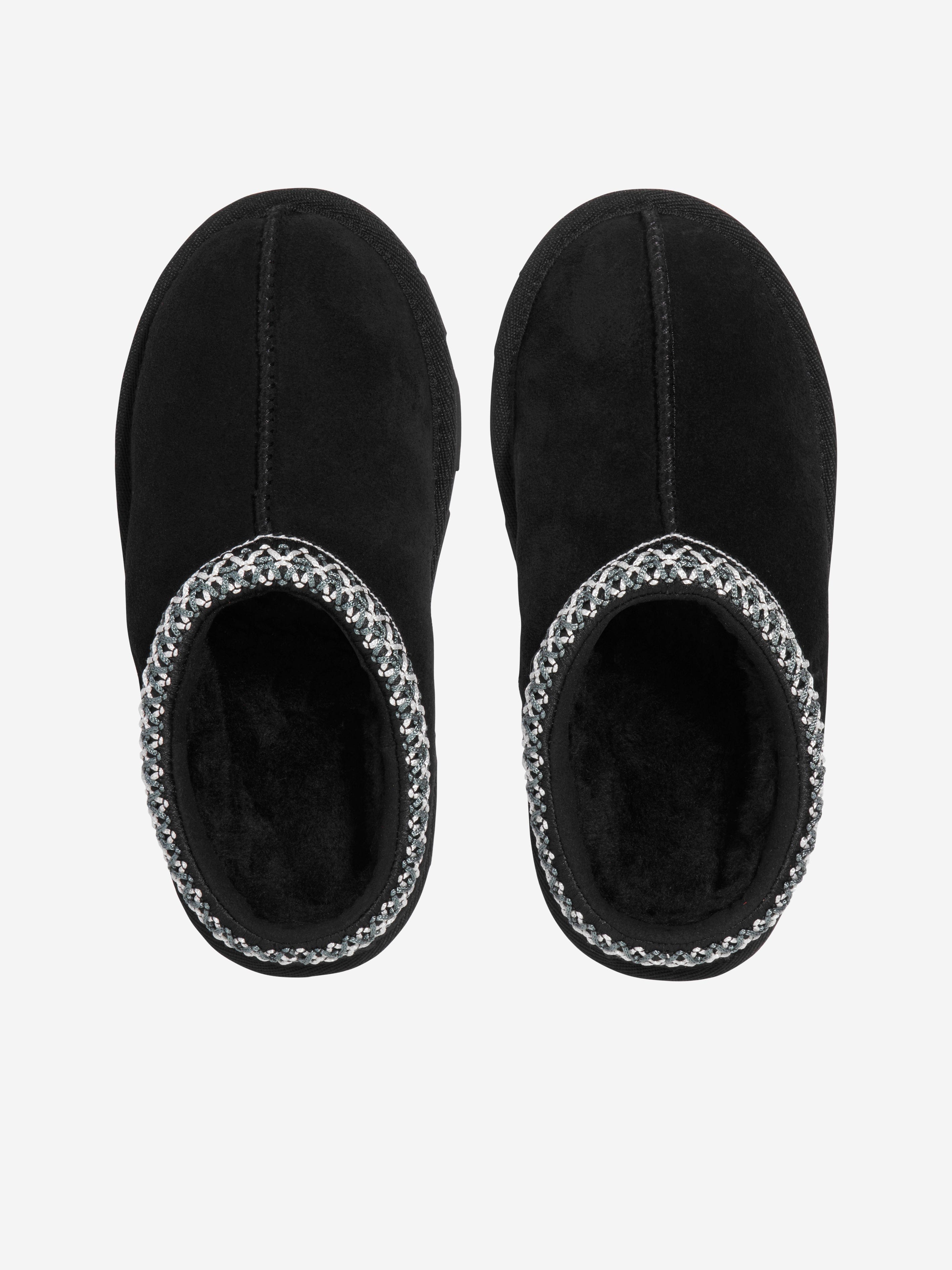 UGG Kids Tasman II Slippers in Black