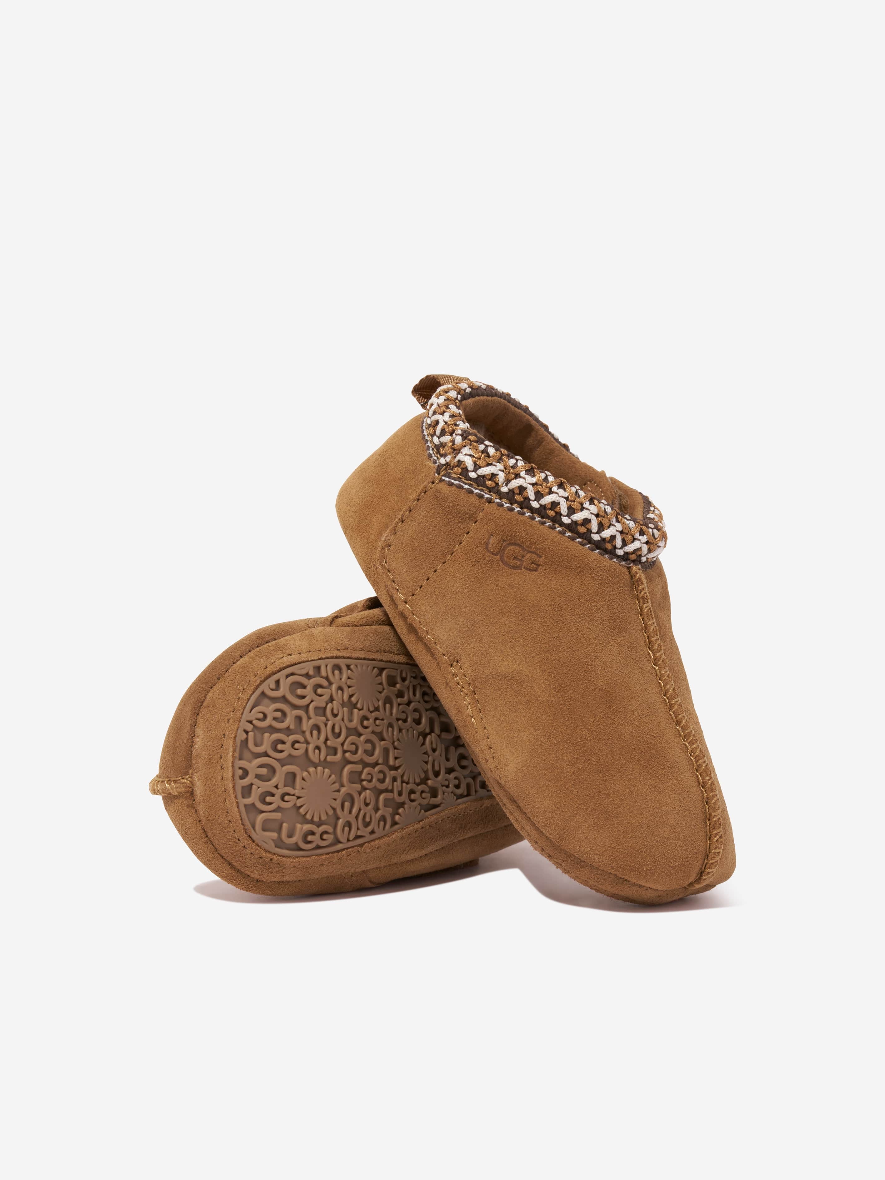 UGG Baby Tasman Slippers in Brown