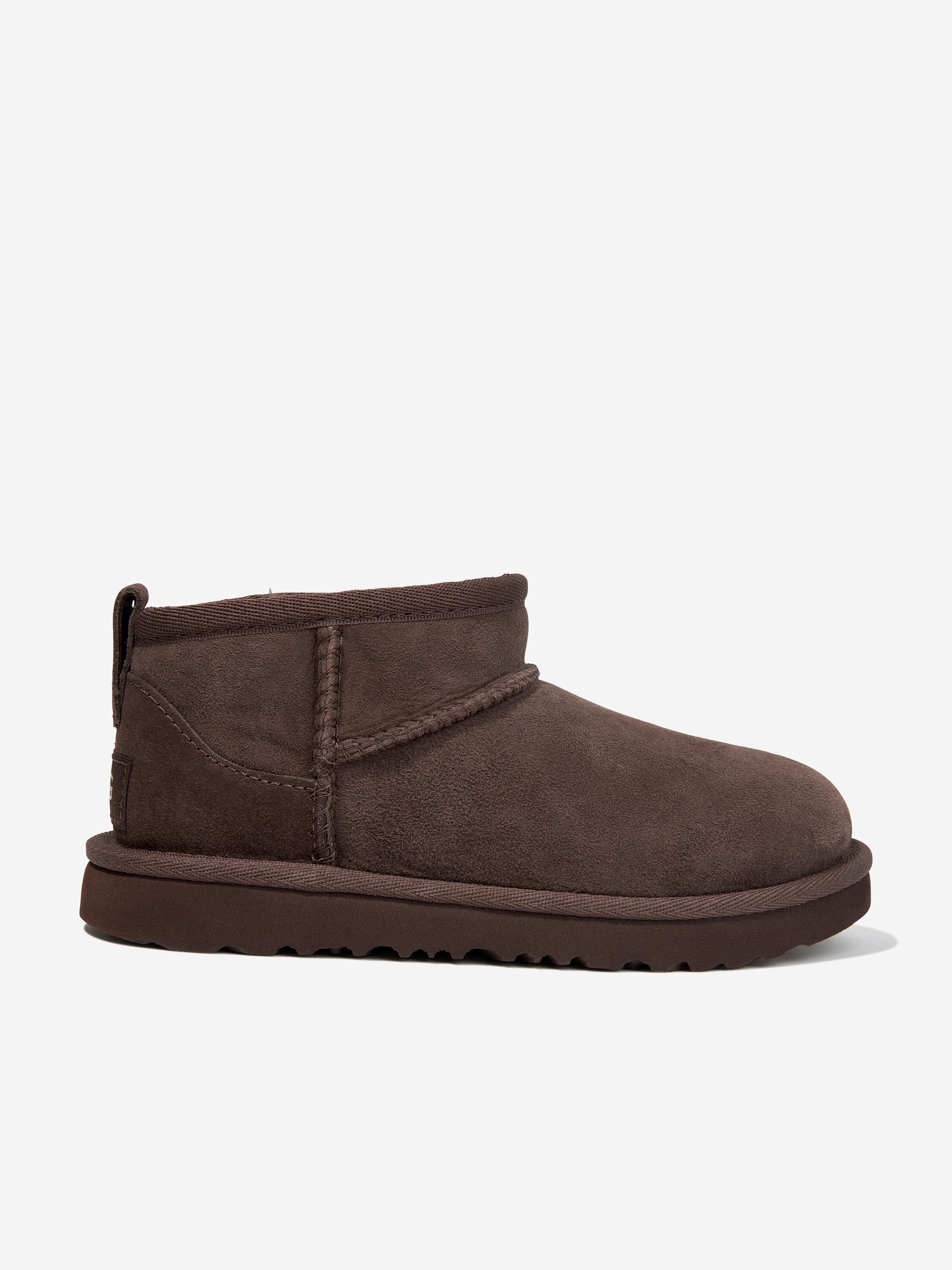 UGG Kids Classic Ultra Mini Boots in Brown