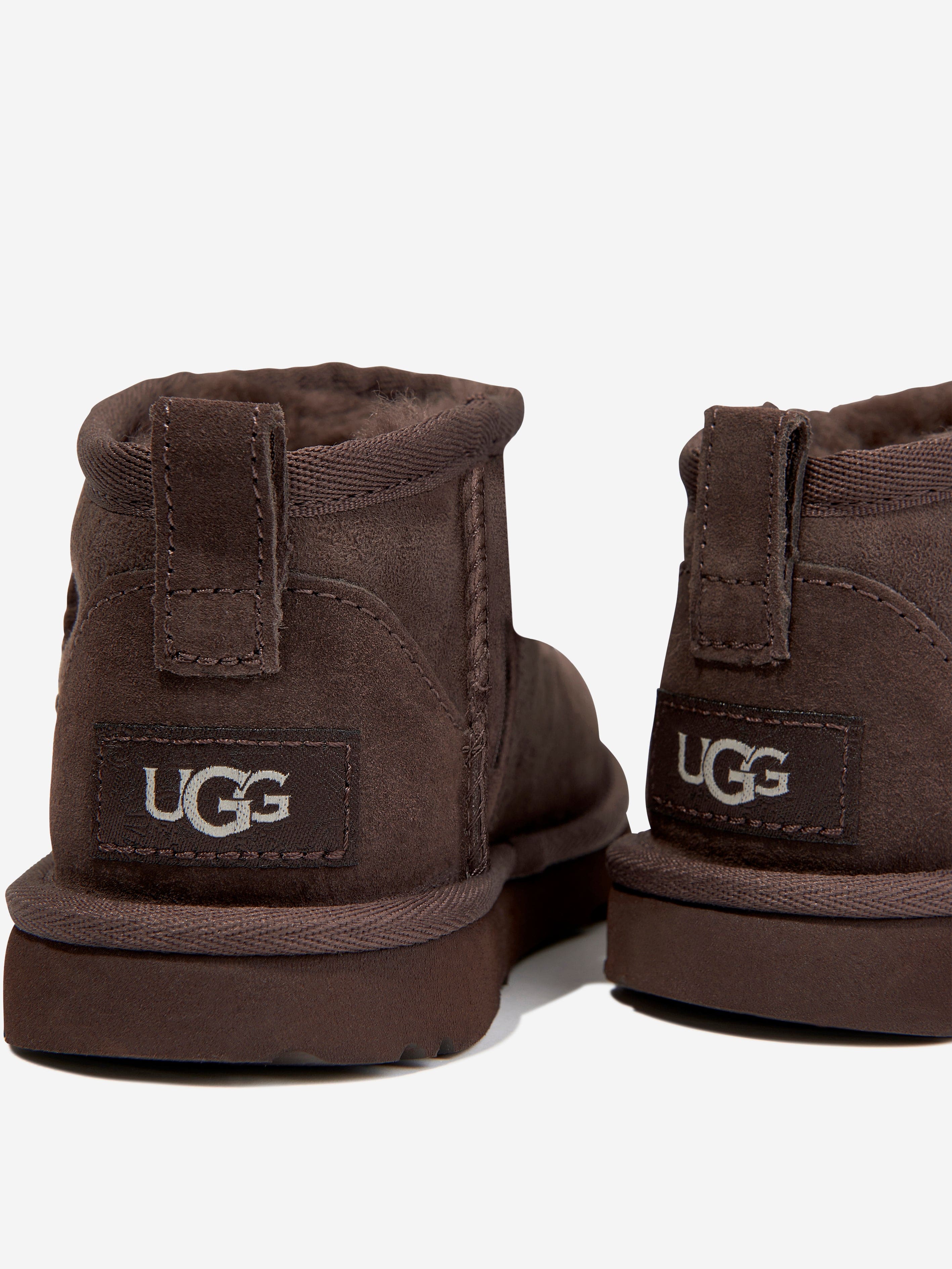 UGG Kids Classic Ultra Mini Boots in Brown