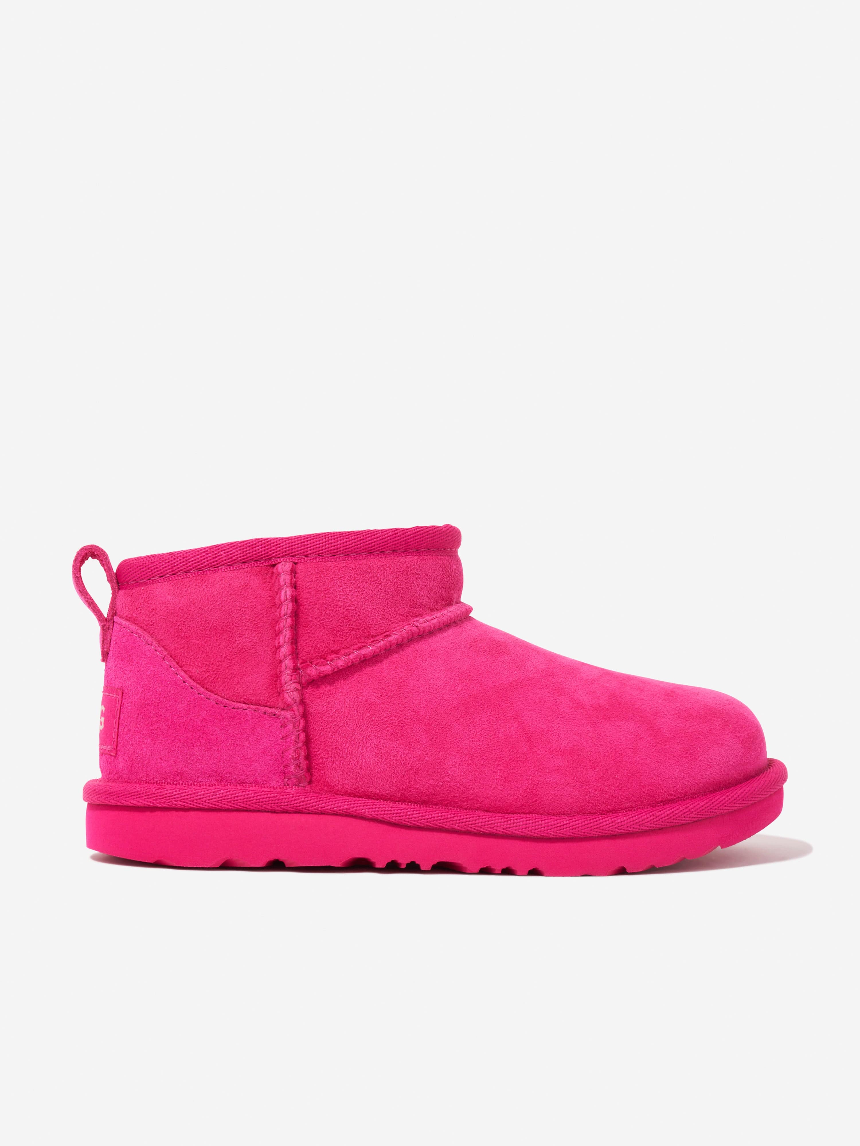 UGG Girls Classic Ultra Mini Boots in Pink