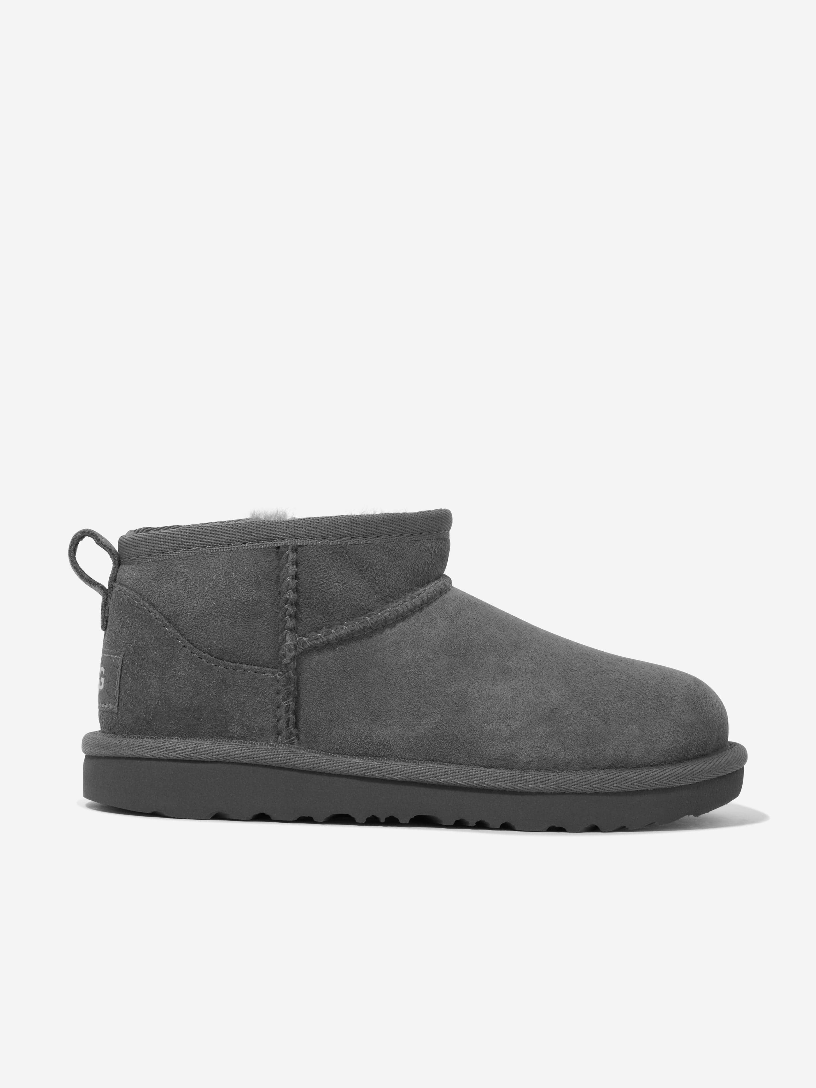 UGG Kids Classic Ultra Mini Boots in Grey