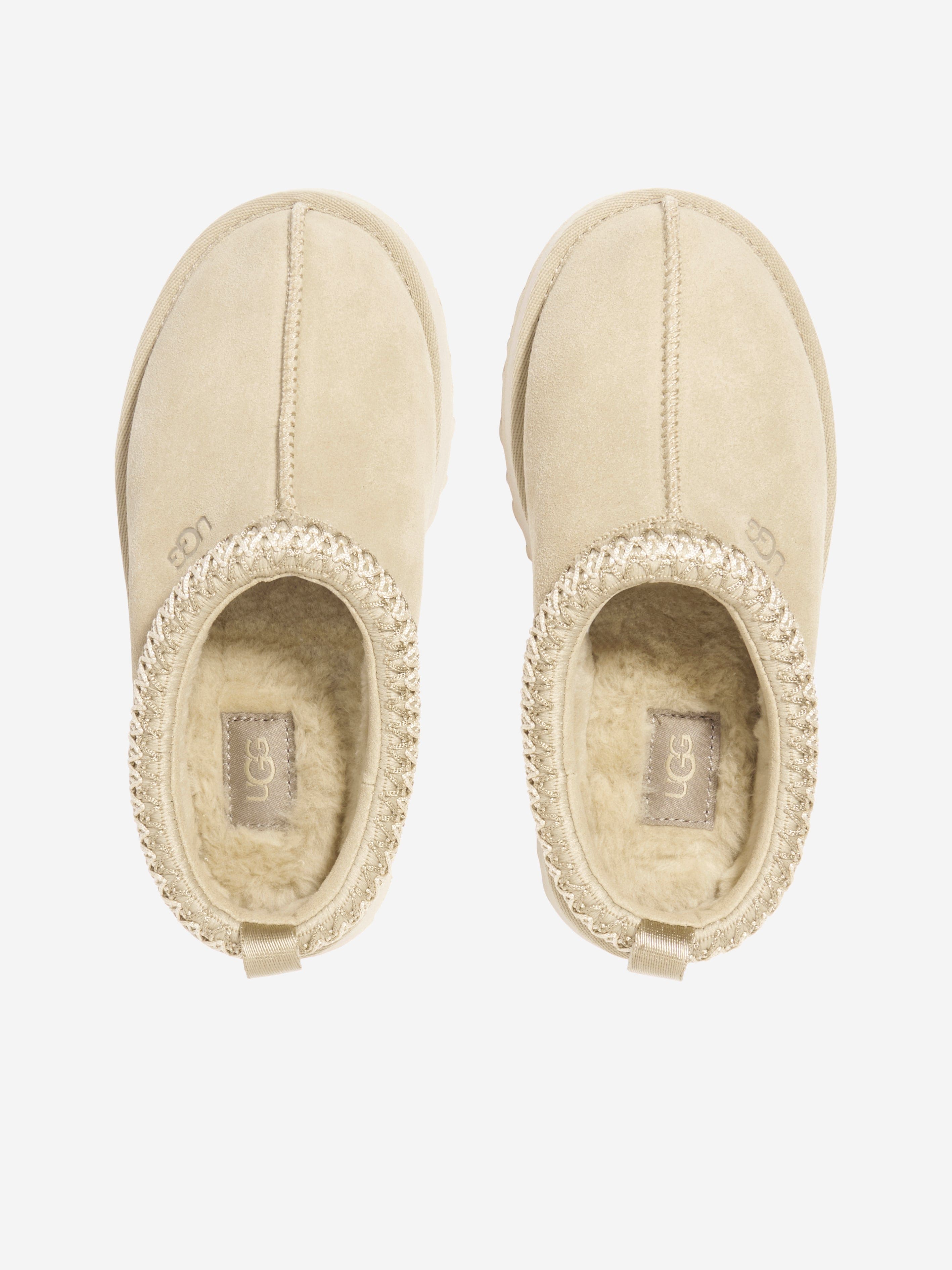 UGG Girls Tazz Slippers in Beige