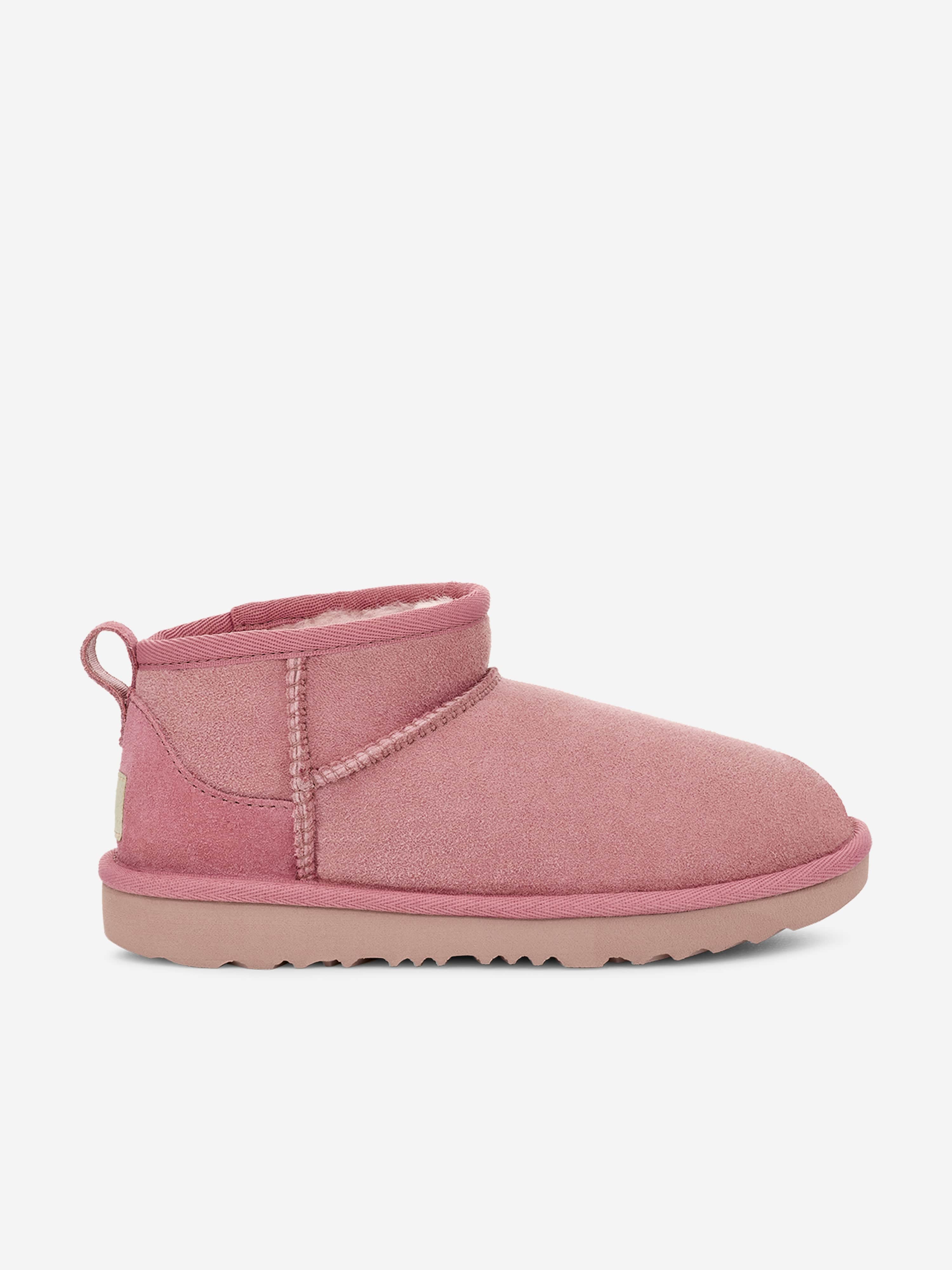 UGG Girls Classic Ultra Mini Boots in Pink