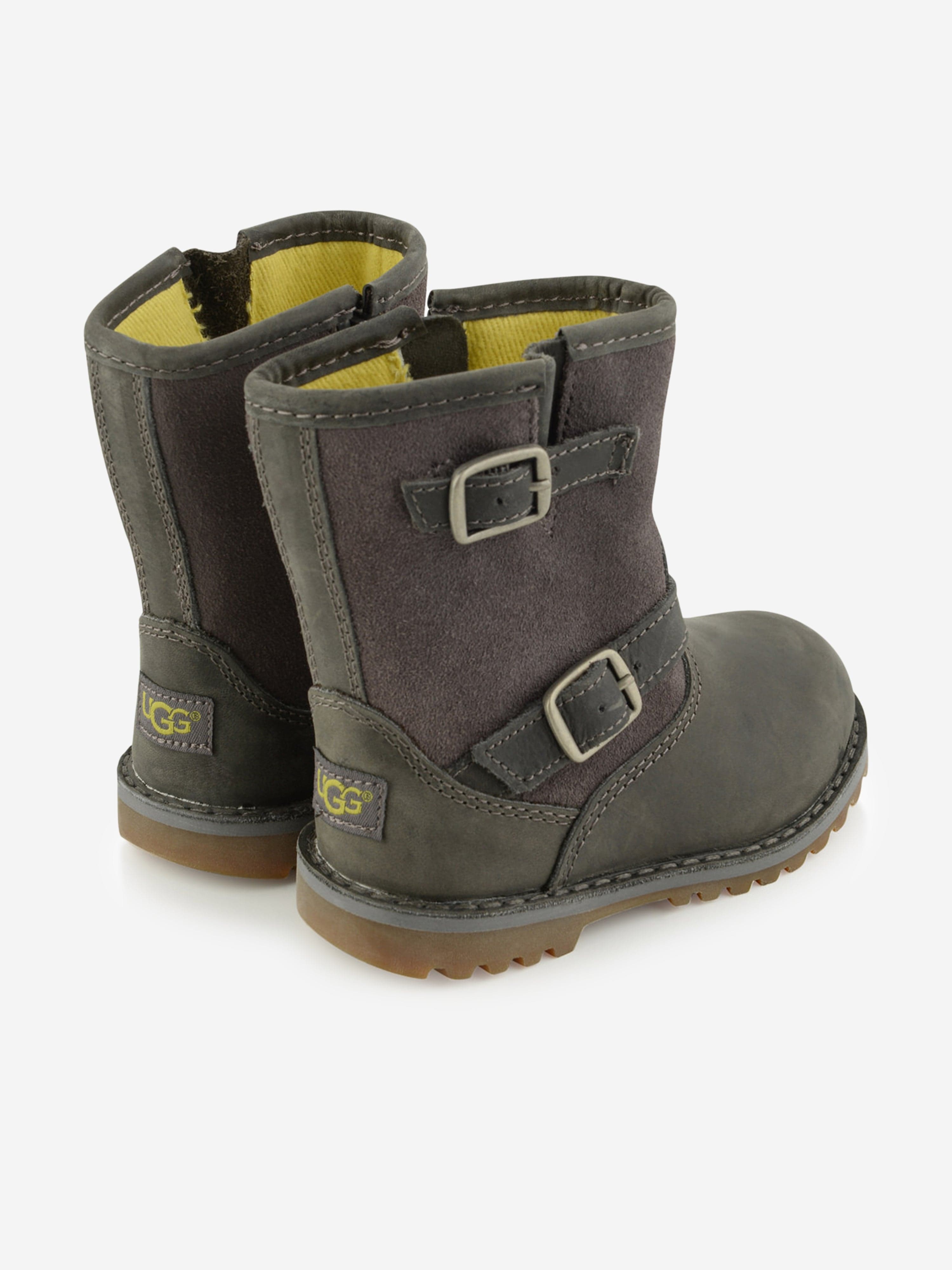 UGG AUSTRALIA LEATHER HARWELL BOOTS