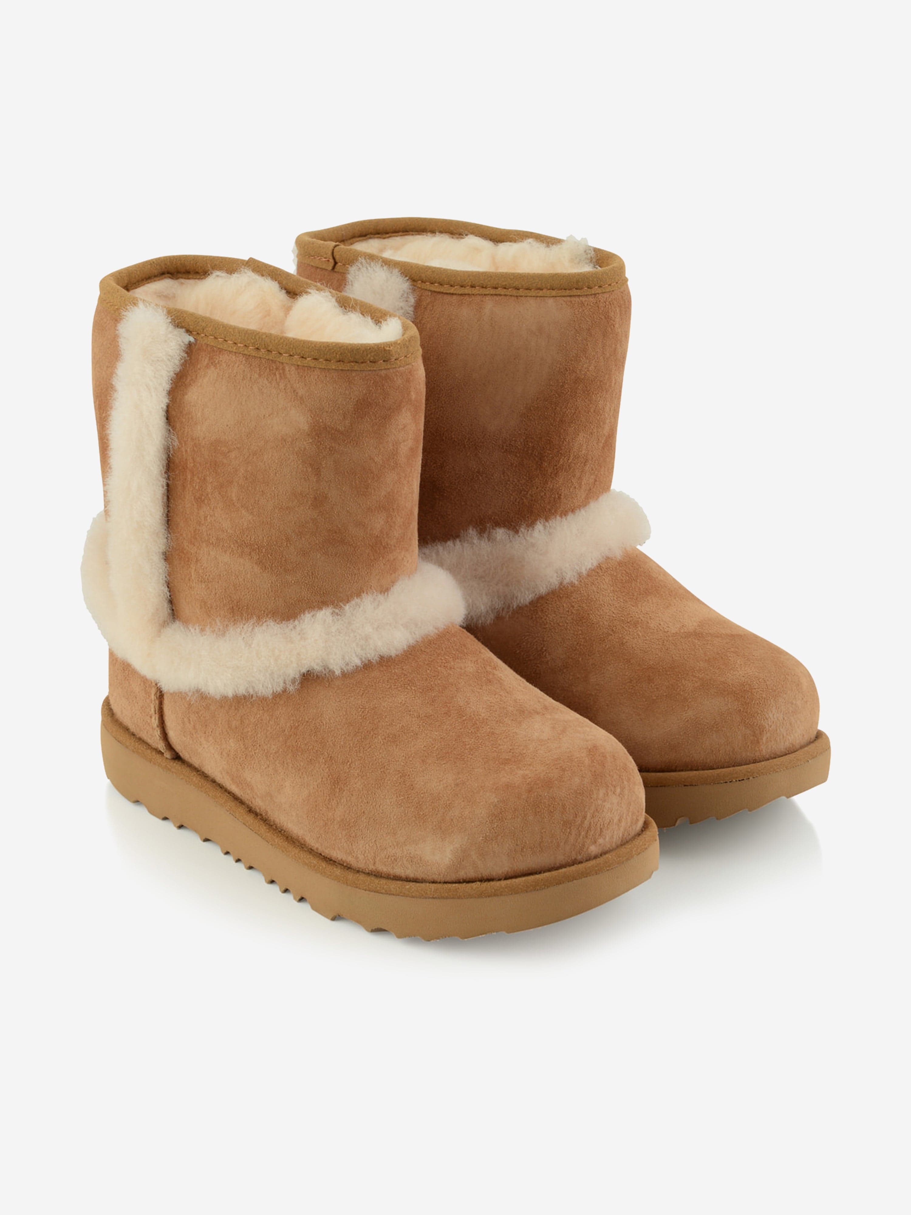 UGG AUSTRALIA CHESTNUT SUEDE HADLEY BOOTS