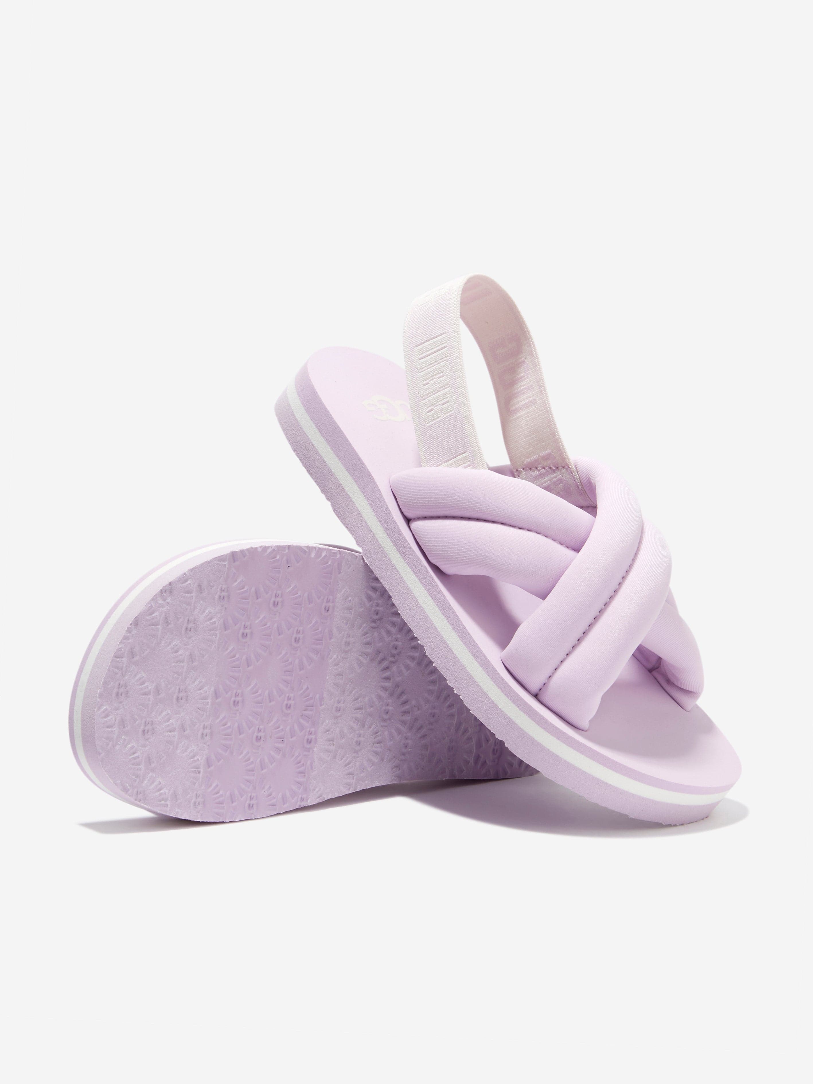 UGG Girls Everlee Beach Sandals in Lilac