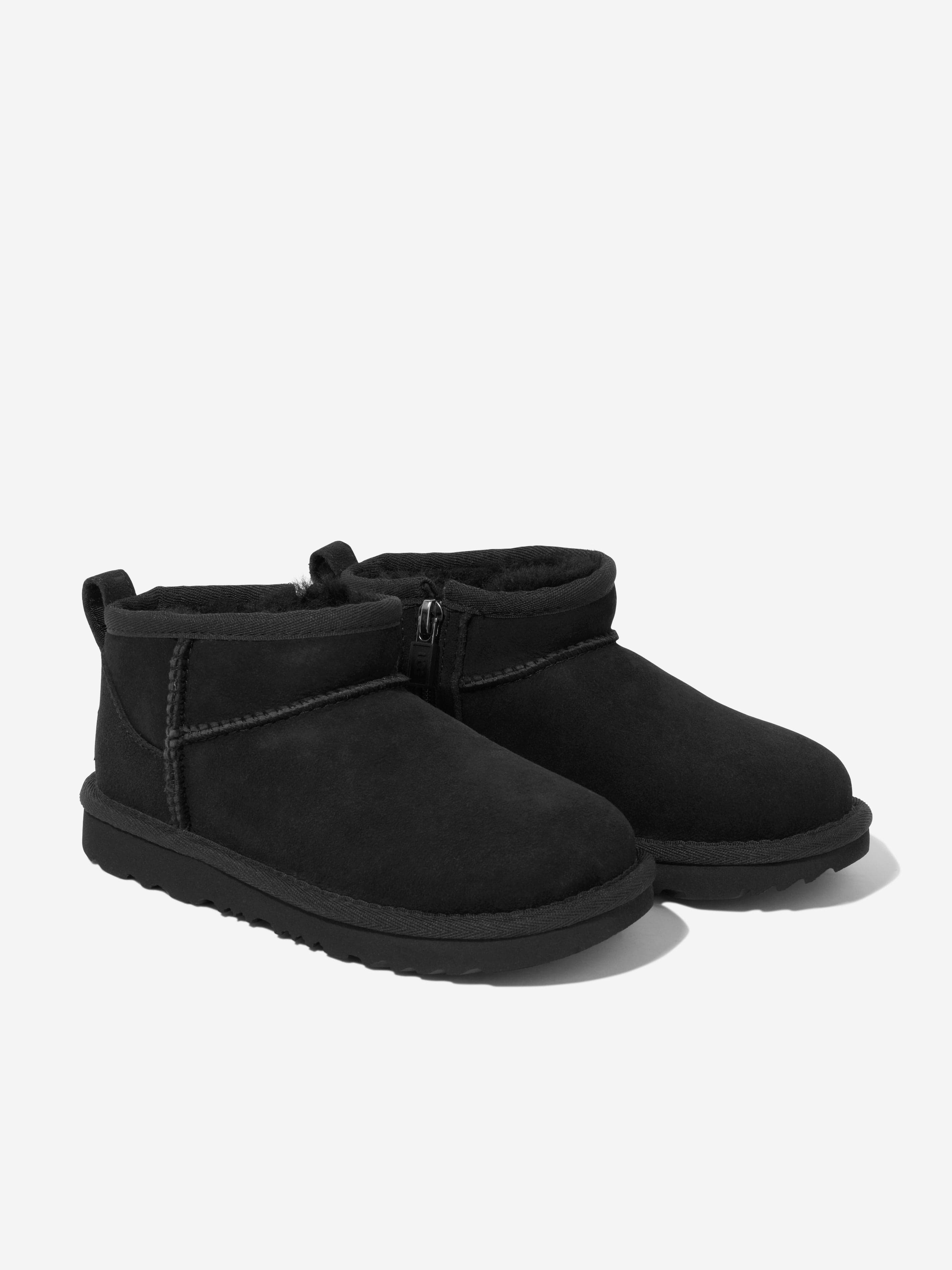 UGG Kids Classic Ultra Mini Boots in Black