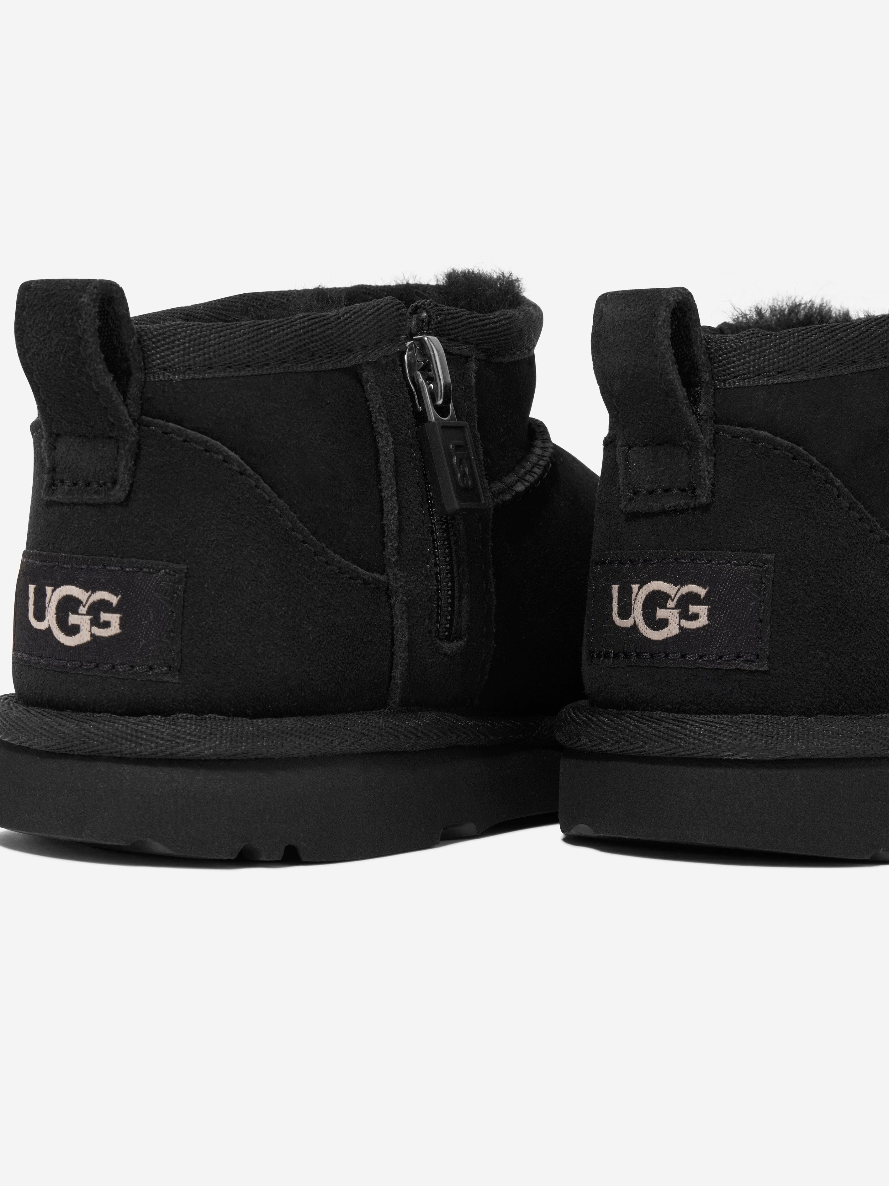 UGG Kids Classic Ultra Mini Boots in Black