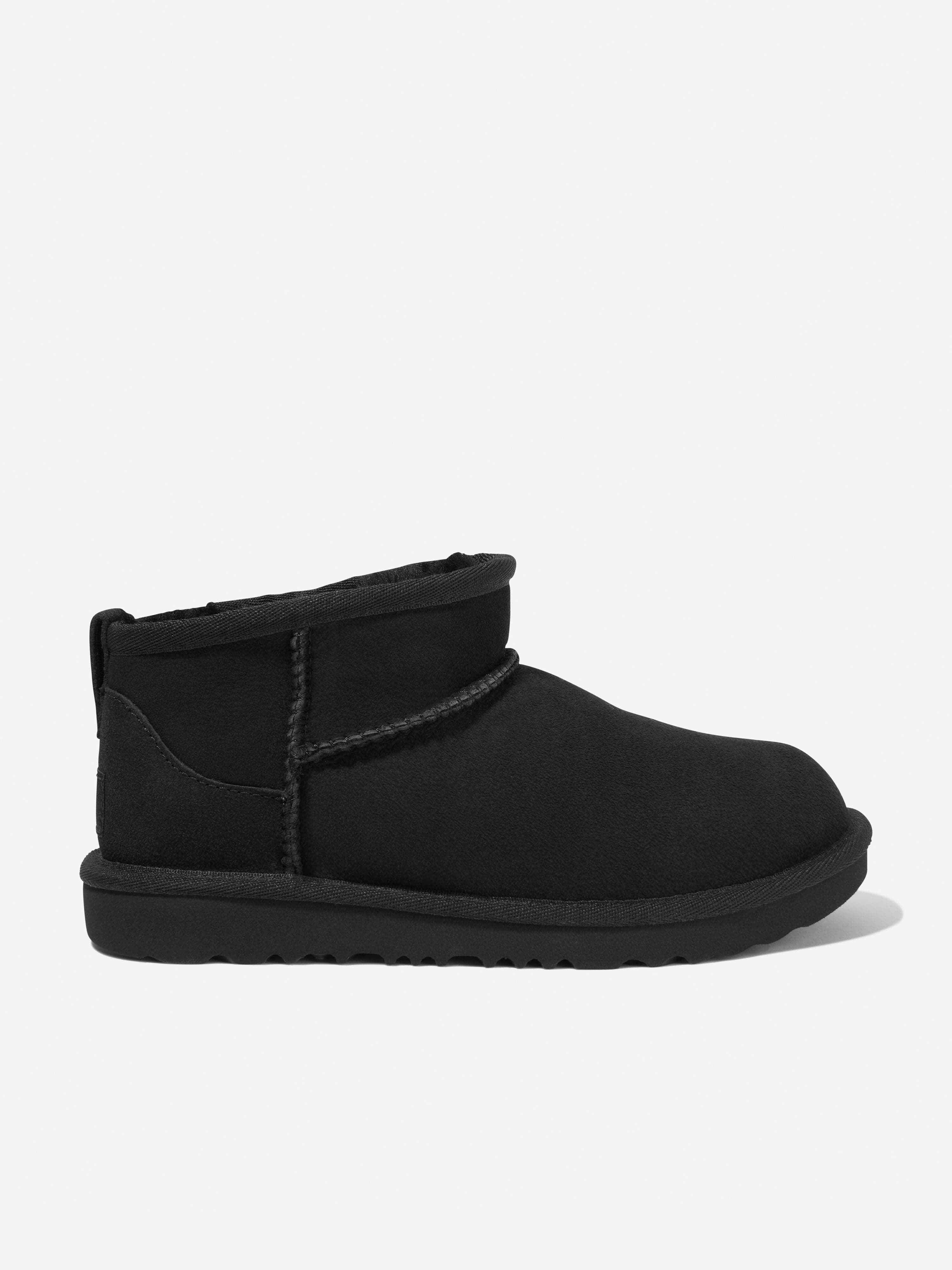 UGG Kids Classic Ultra Mini Boots in Black