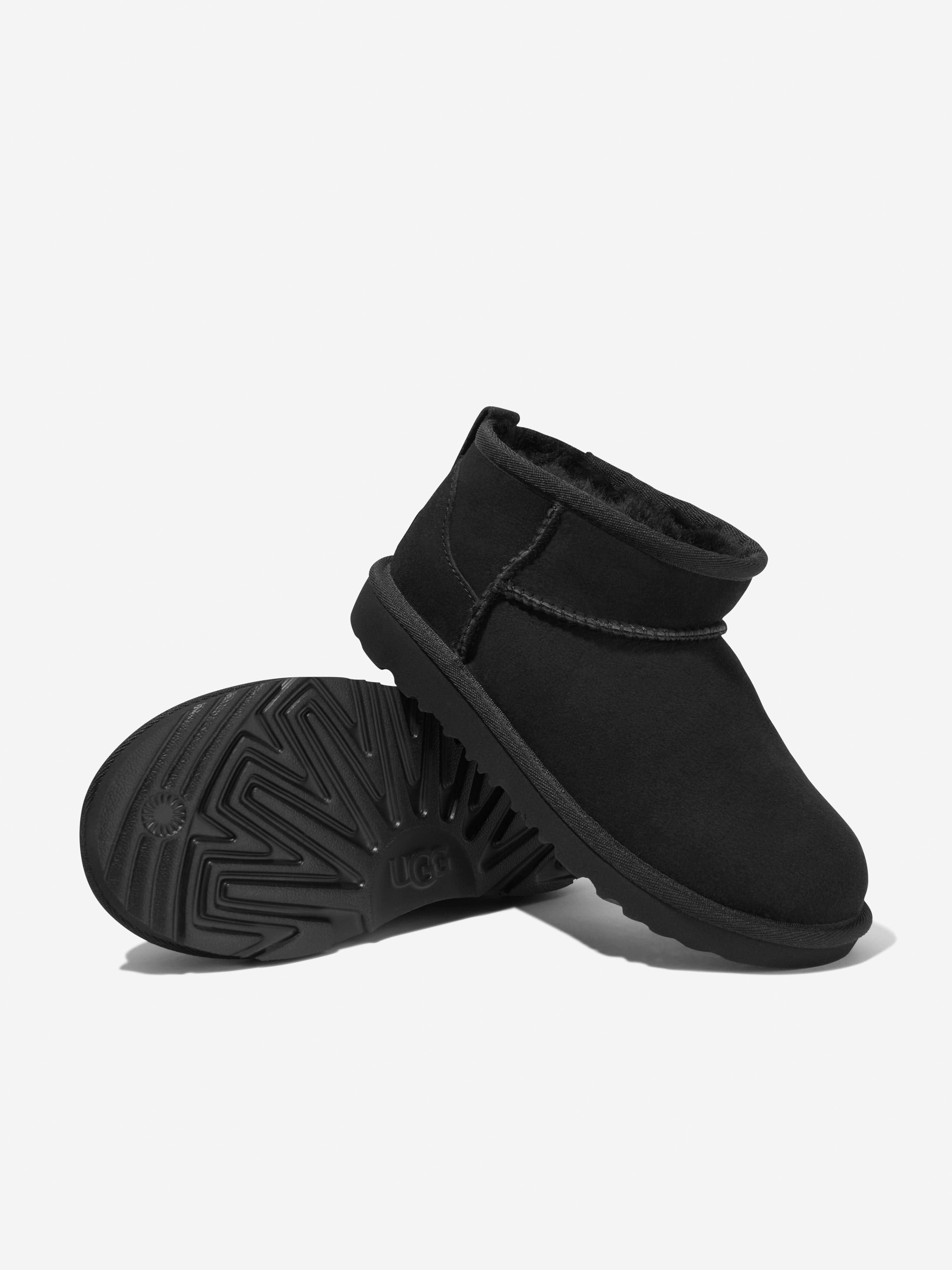 UGG Kids Classic Ultra Mini Boots in Black