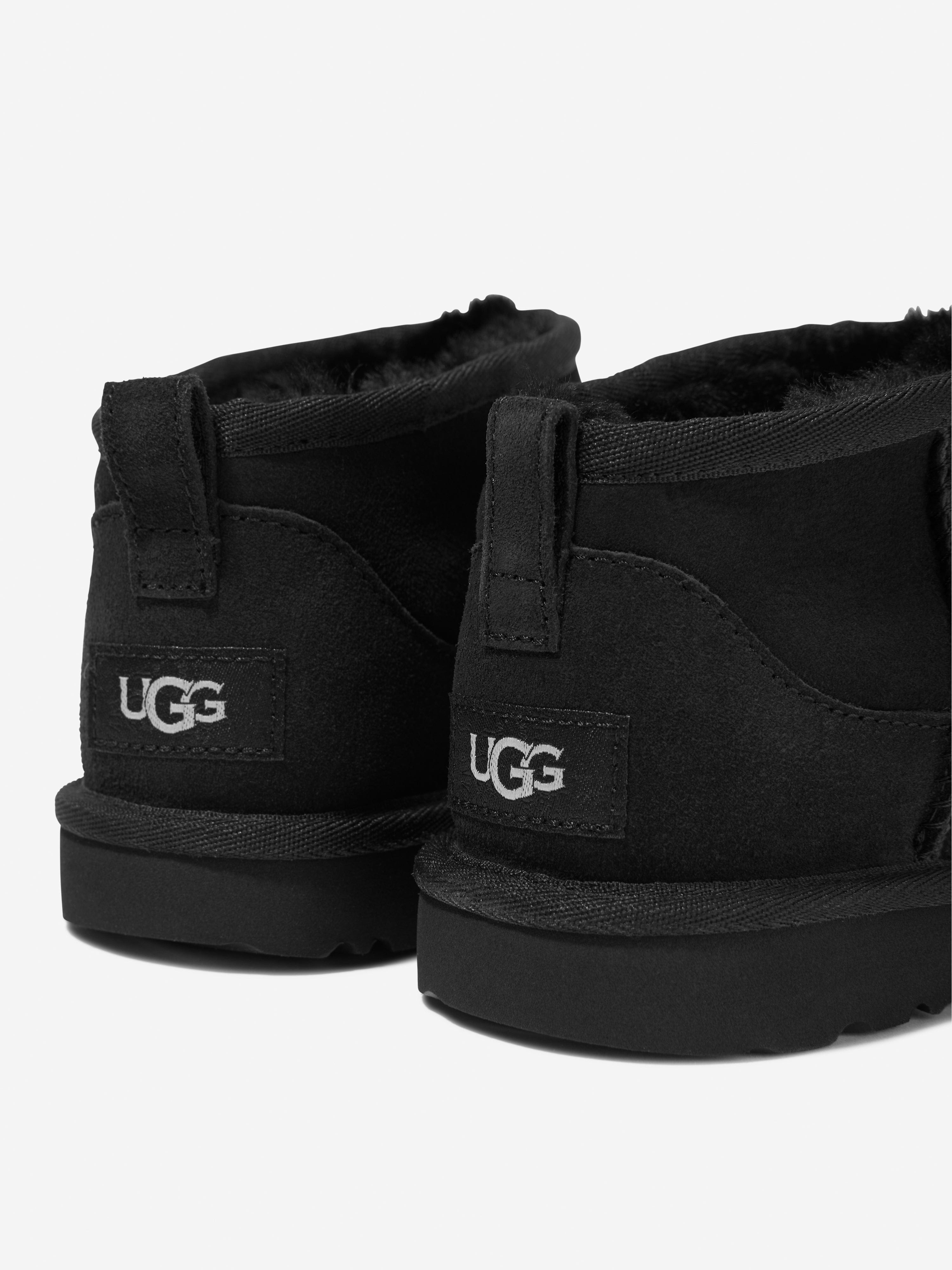 UGG Kids Classic Ultra Mini Boots in Black