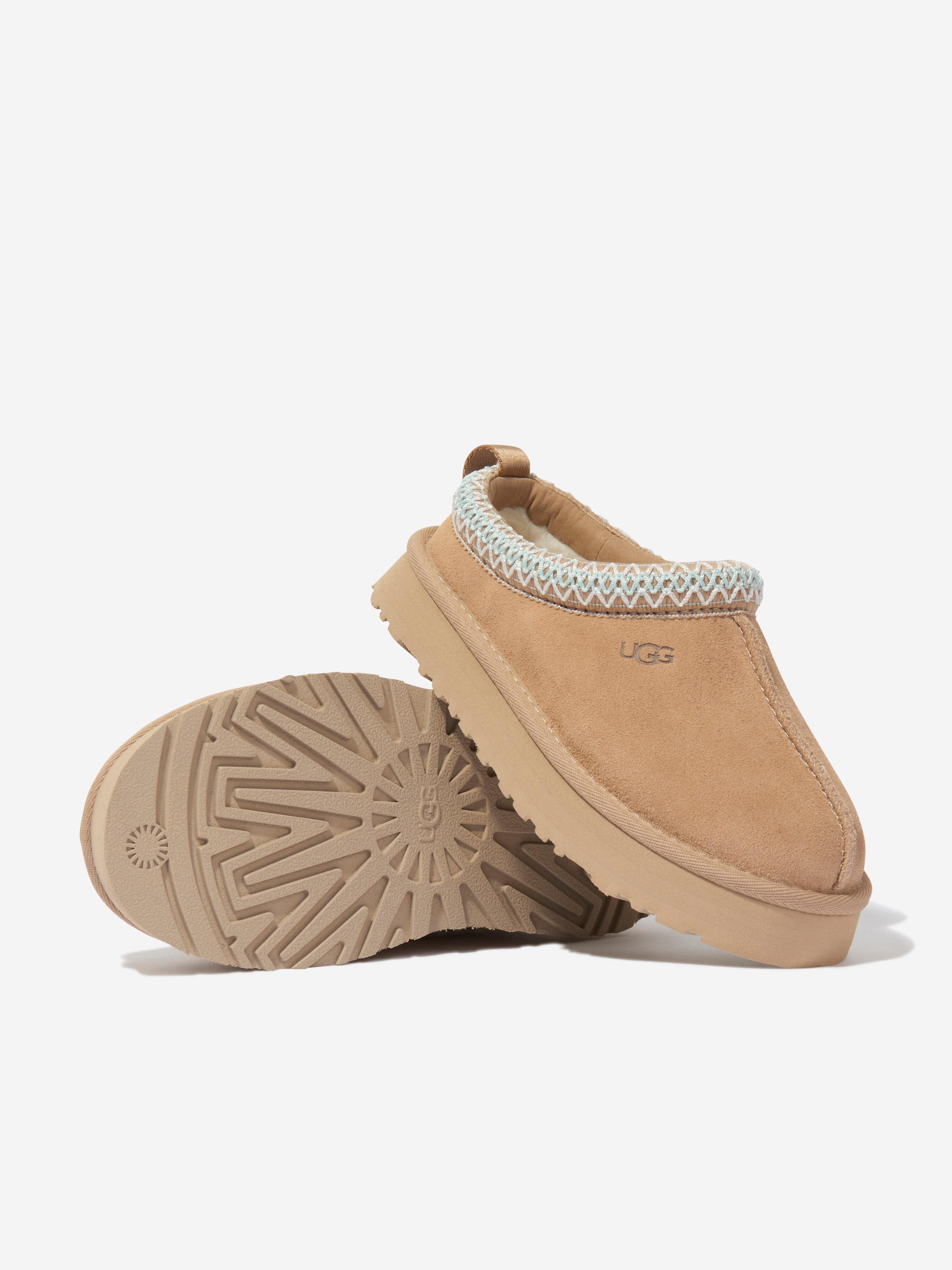 UGG Girls Tazz Slippers in Beige