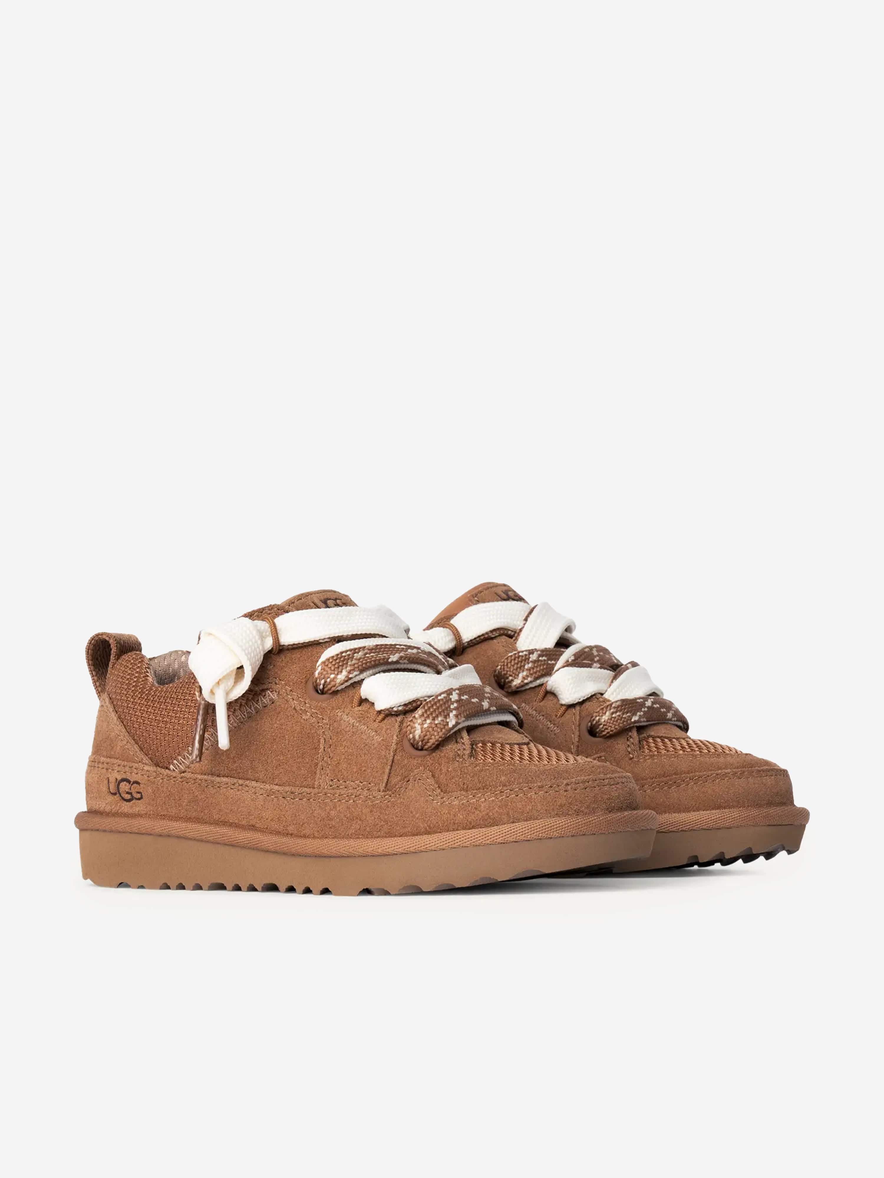 Kids Lo Lowmel Trainers in Brown