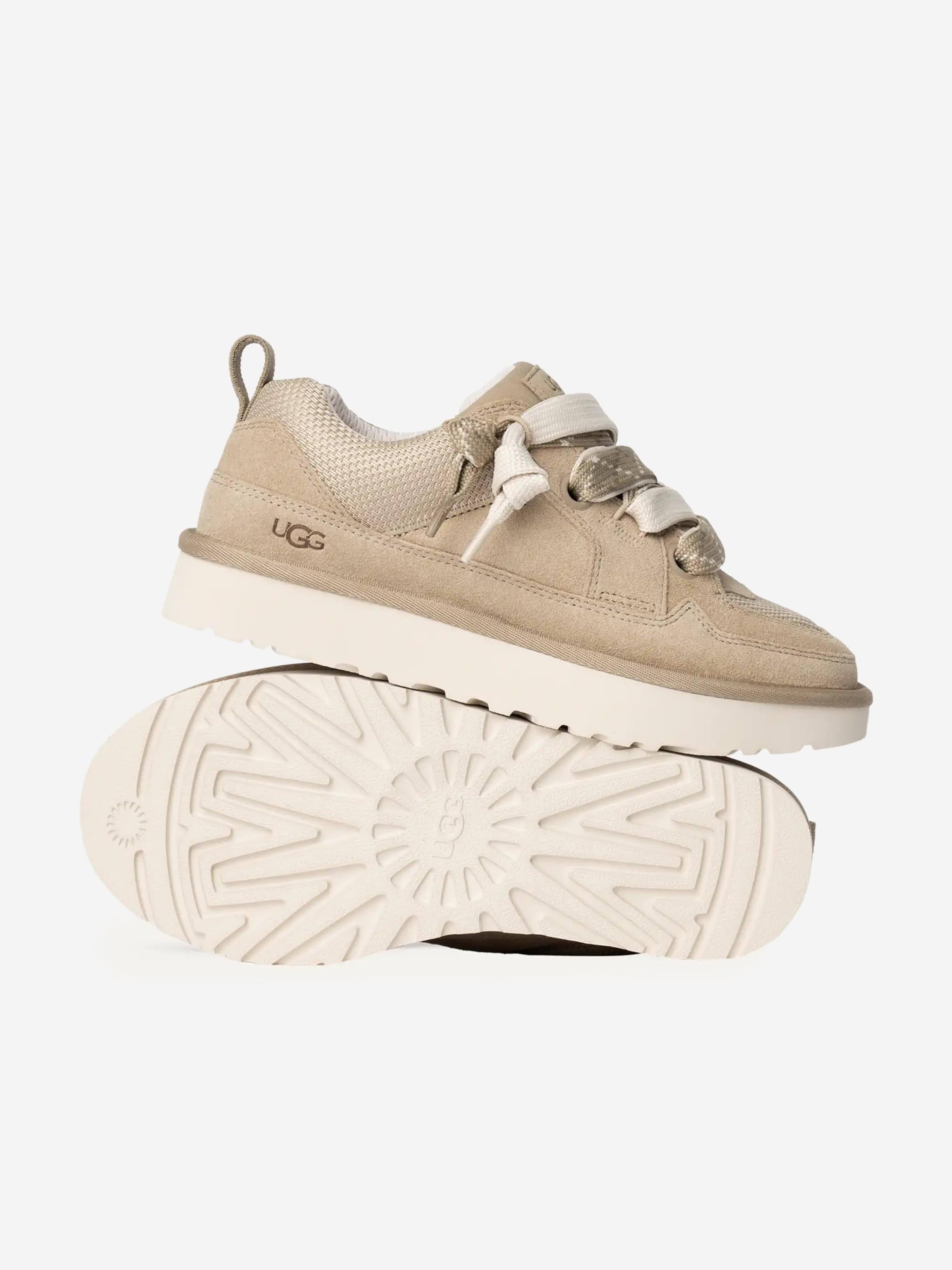 UGG Kids Lo Lowmel Trainers in Beige