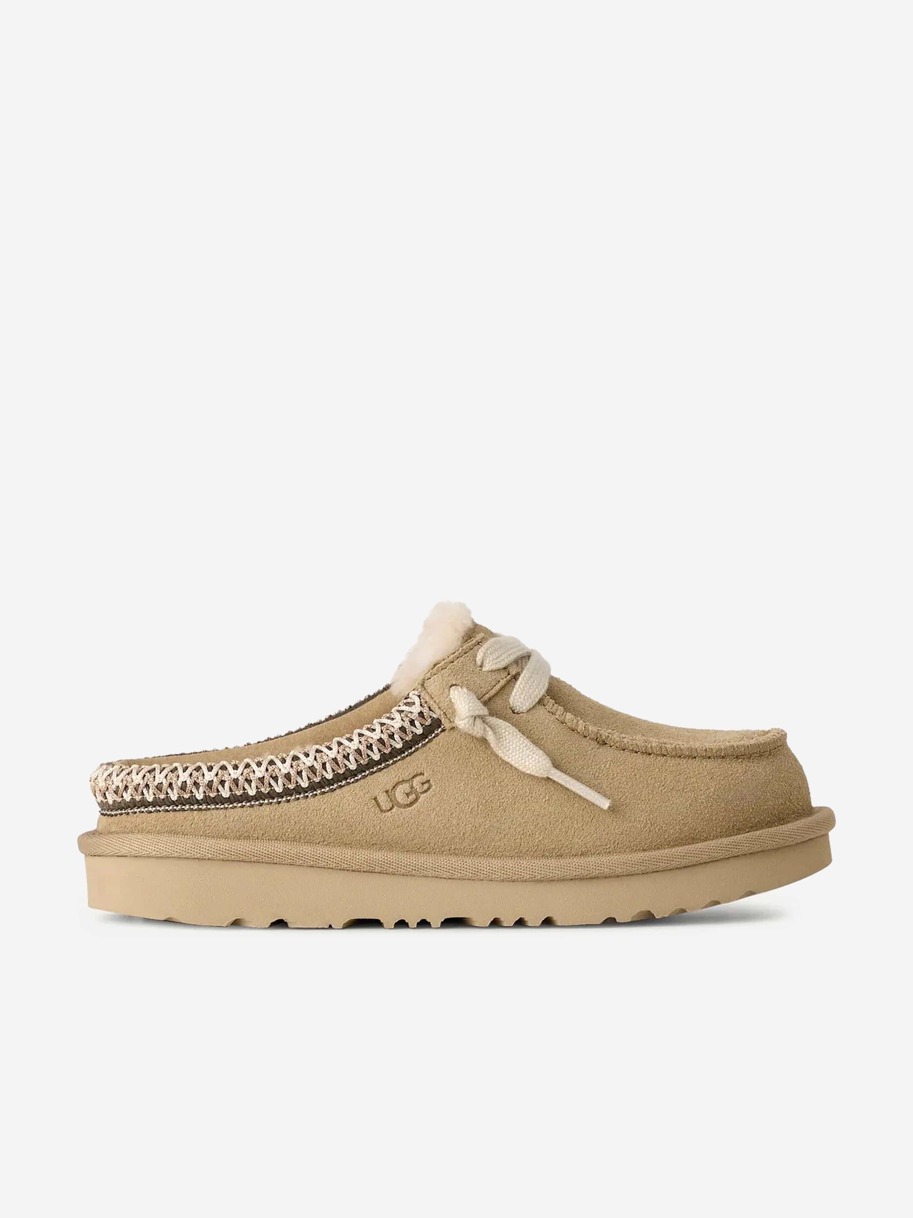 UGG Kids Tasman Mules in Beige