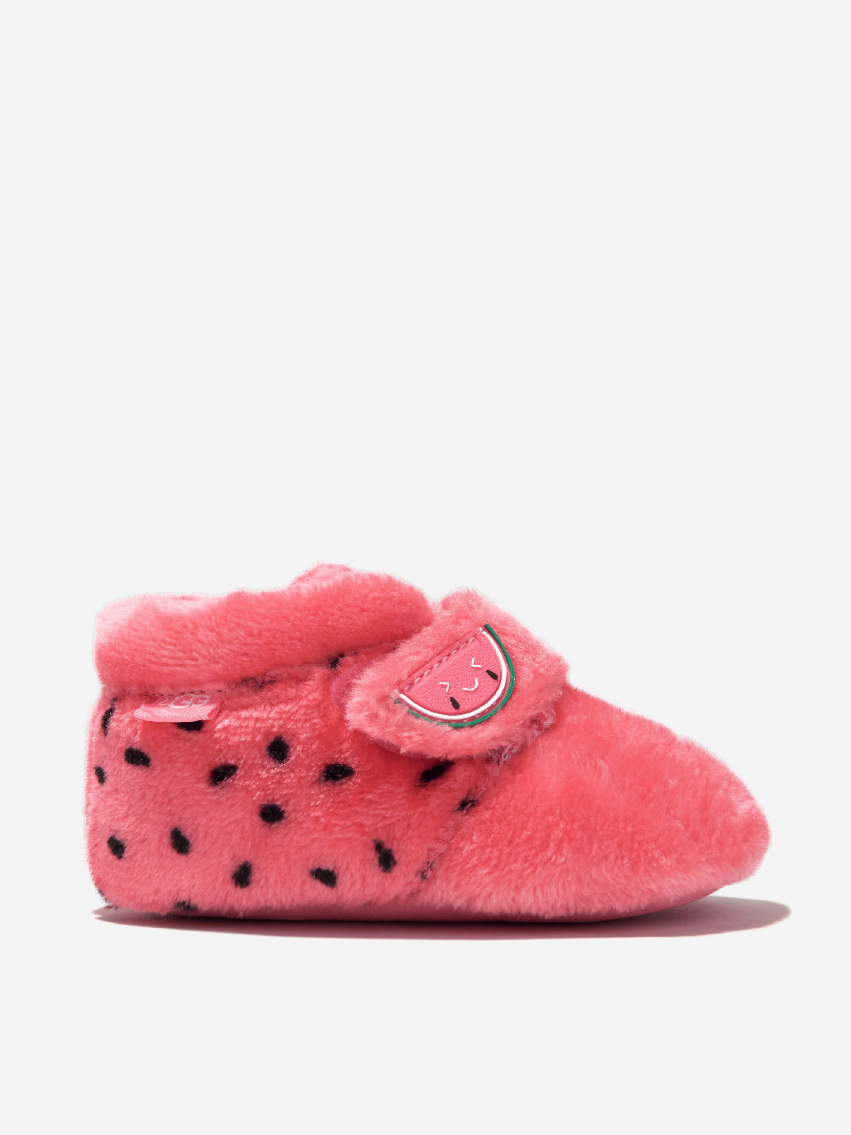 UGG Baby Girls Bixbee Watermelon Booties in Pink