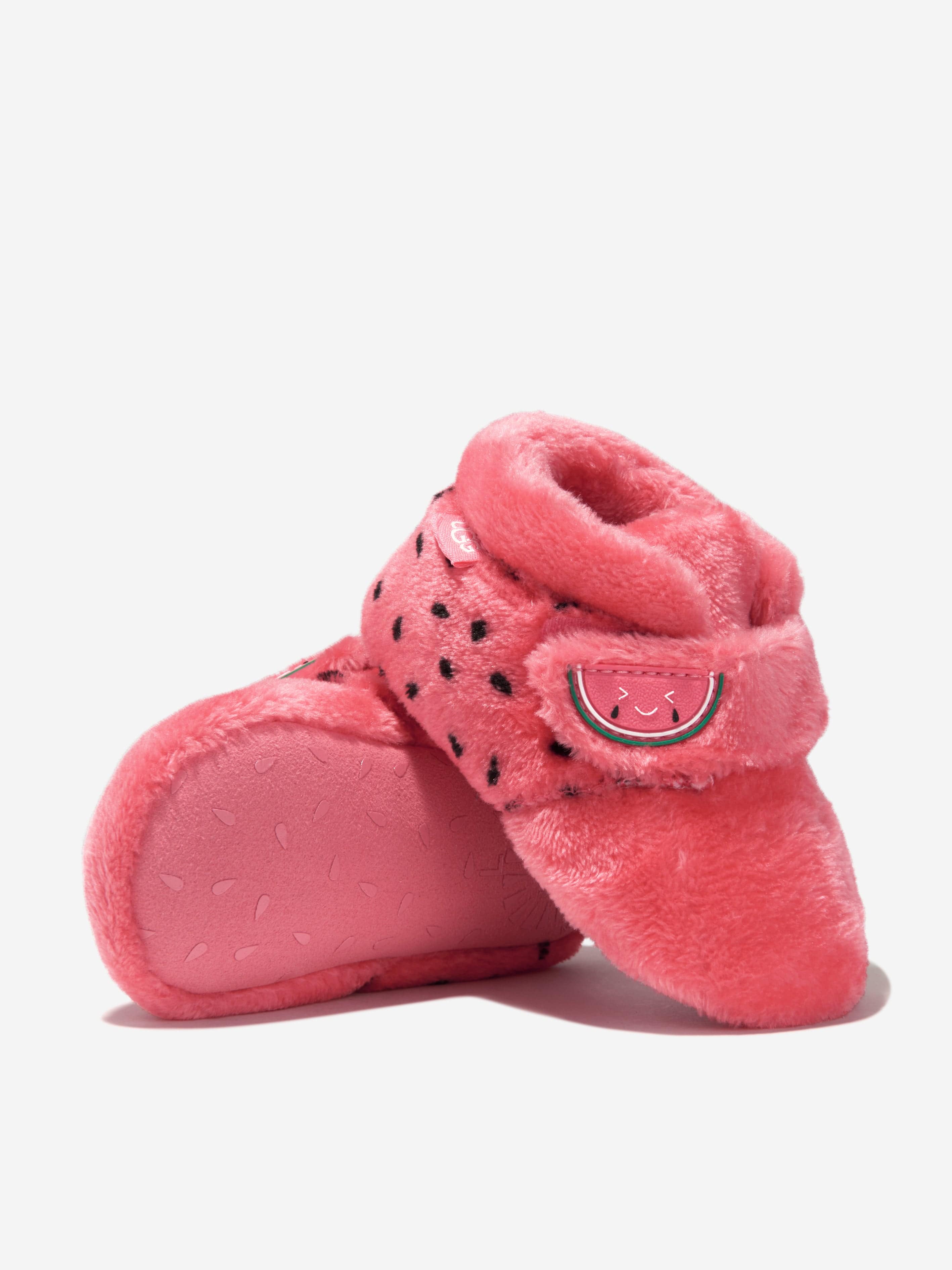 UGG Baby Girls Bixbee Watermelon Booties in Pink