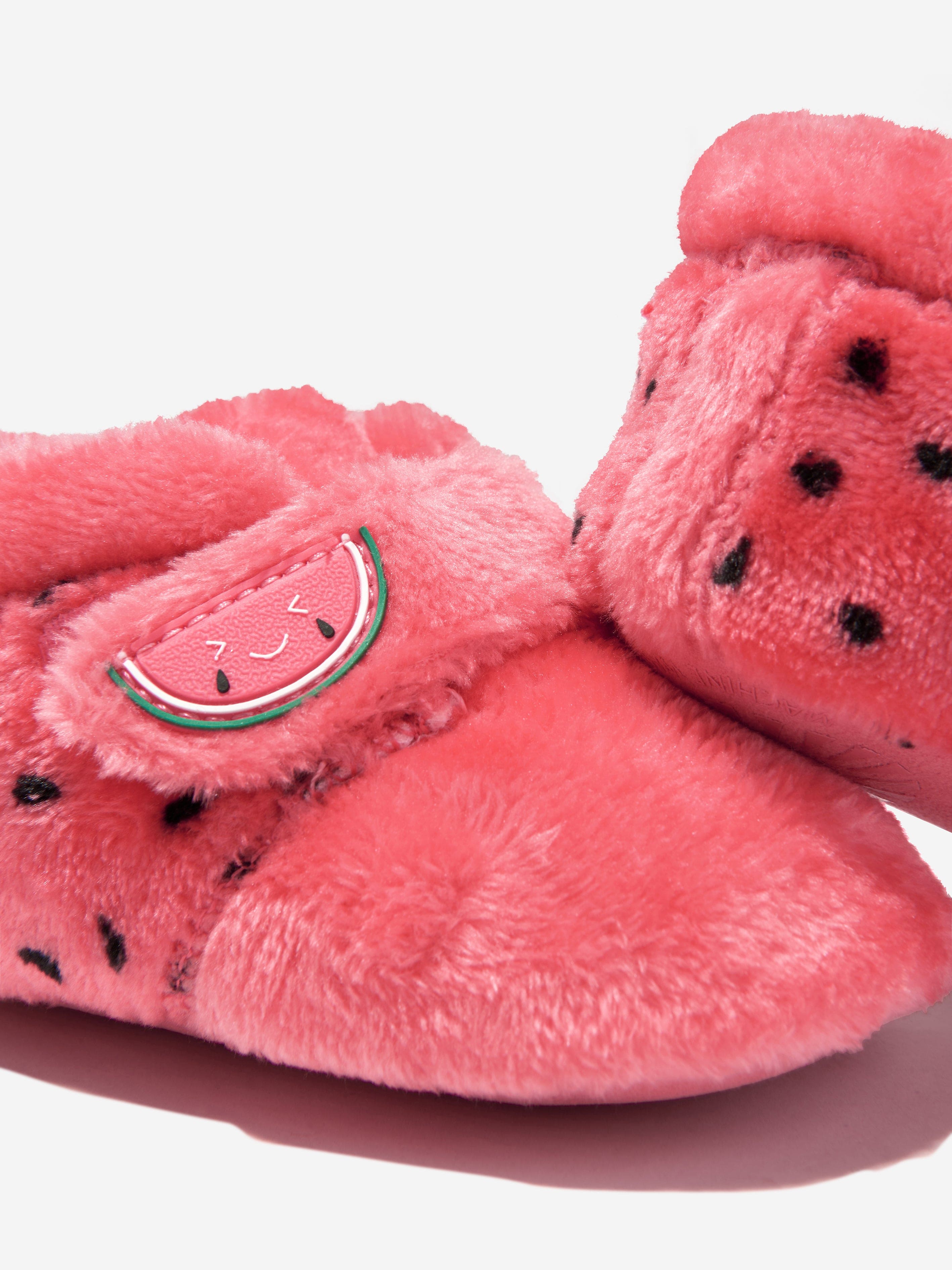 UGG Baby Girls Bixbee Watermelon Booties in Pink