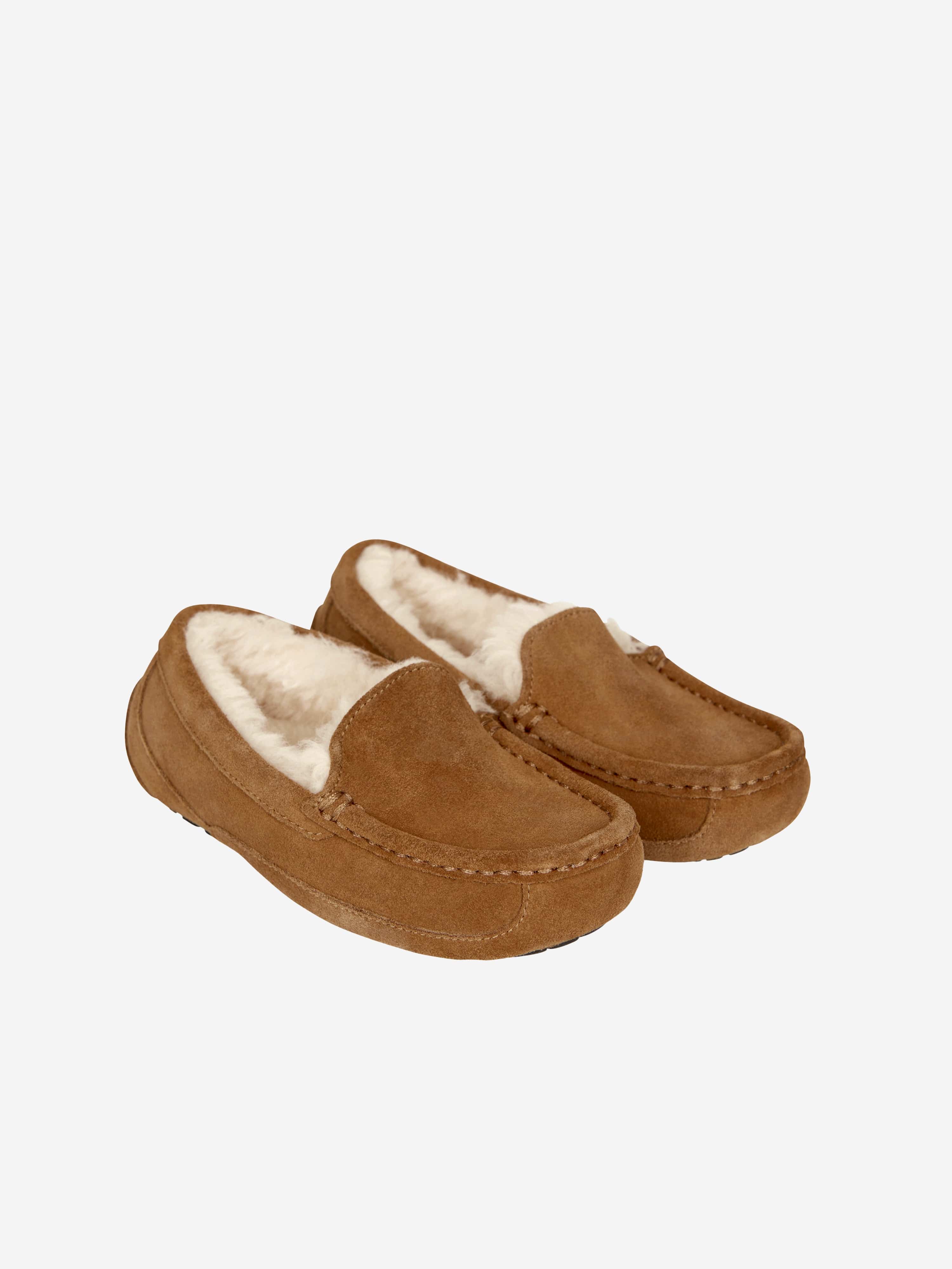 UGG Kids Ascot Slippers in Brown